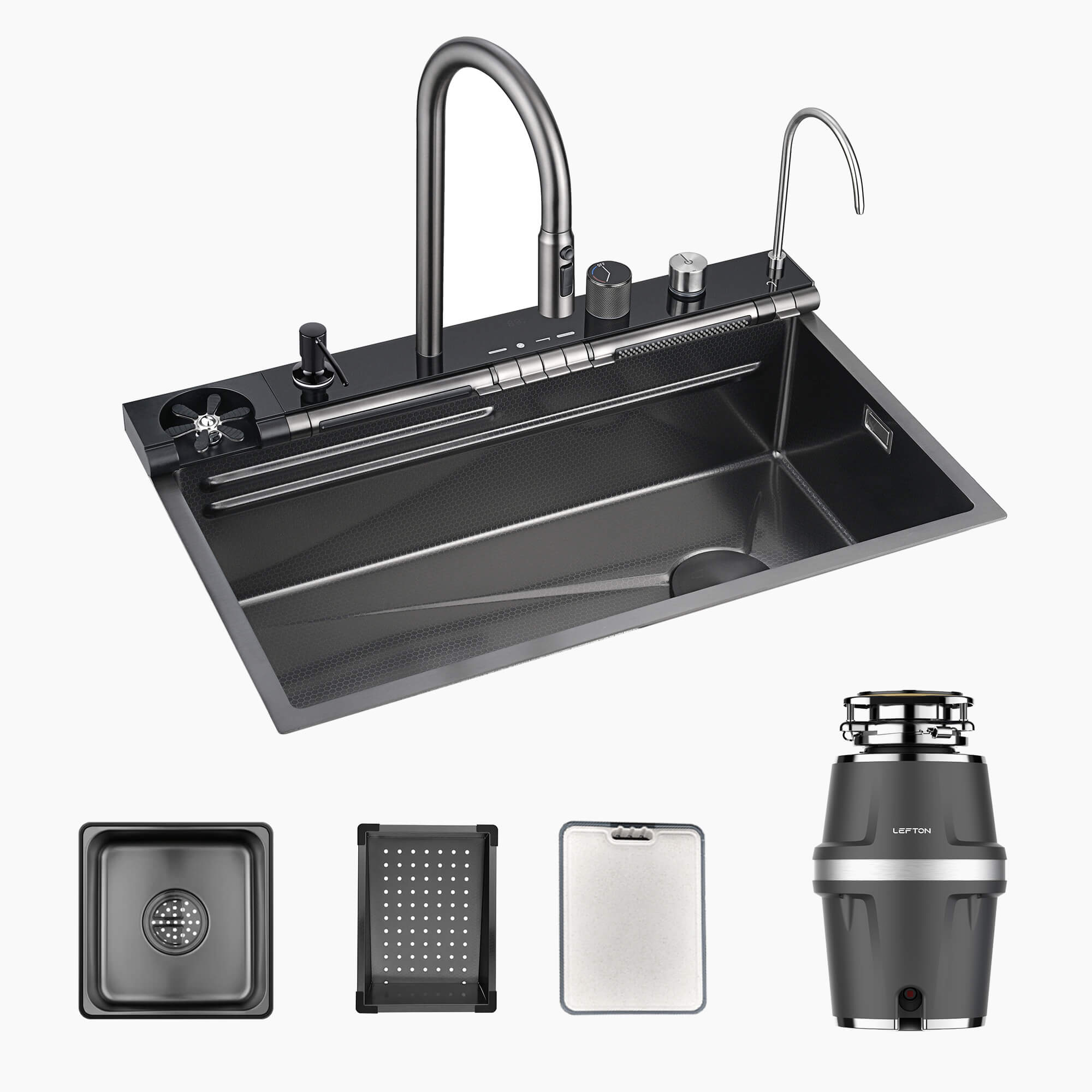 Lefton Modern Kitchen Sink with 3/4 HP Garbage Disposal – Lefton Home