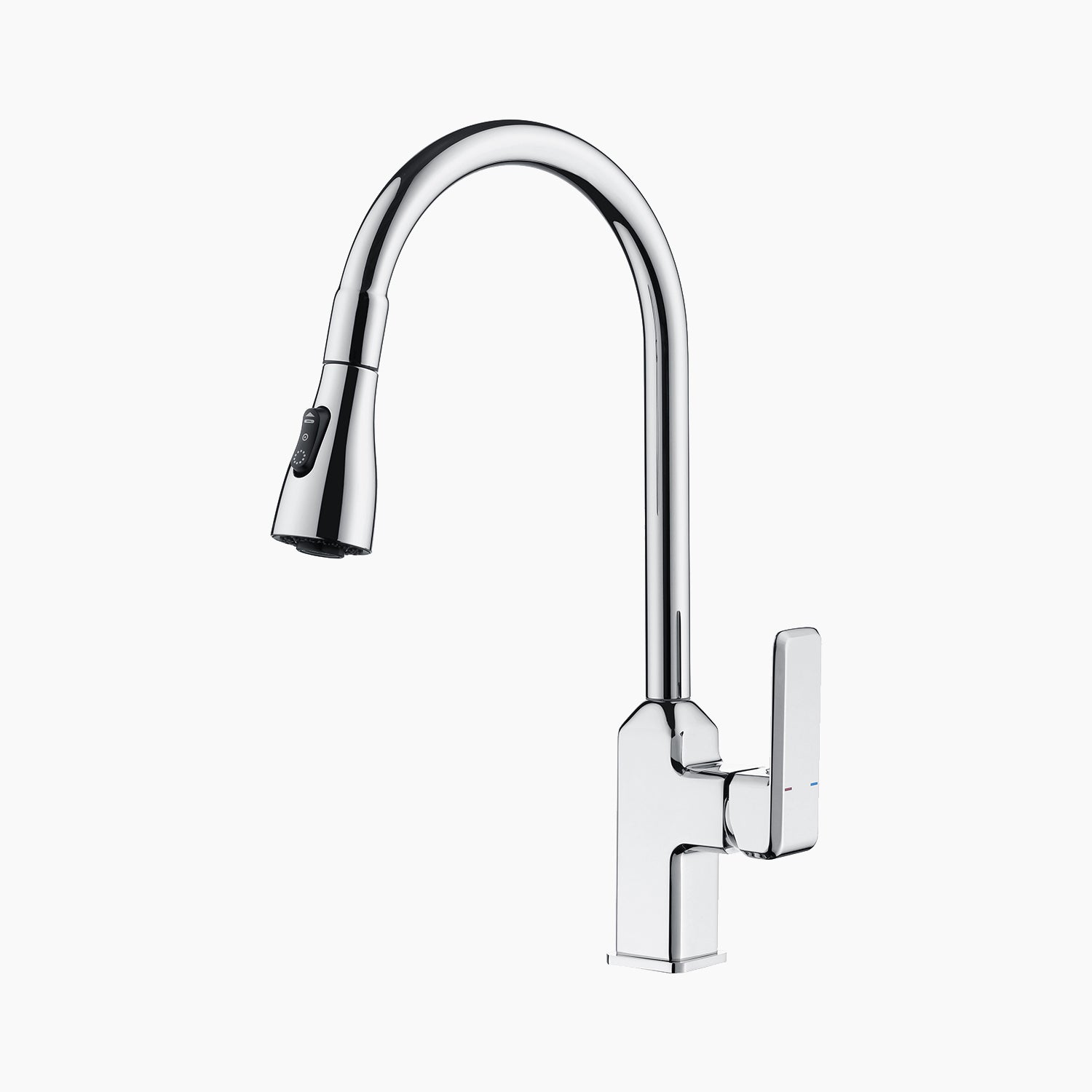Lefton Copper Kitchen Pull-Down Faucet with 3 Water Outlet Modes-KF2201 -Kitchen Faucets