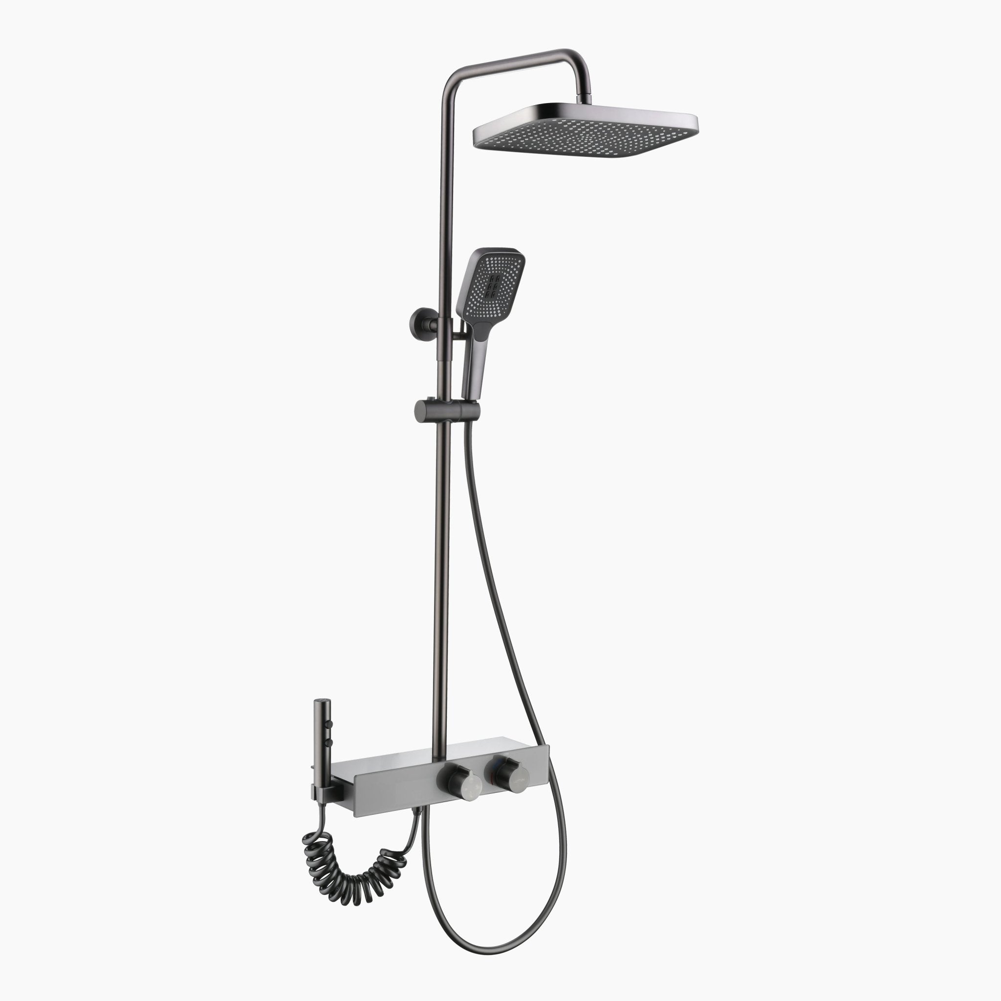 Lefton Piano Key Design Thermostatic Shower System with Temperature Display