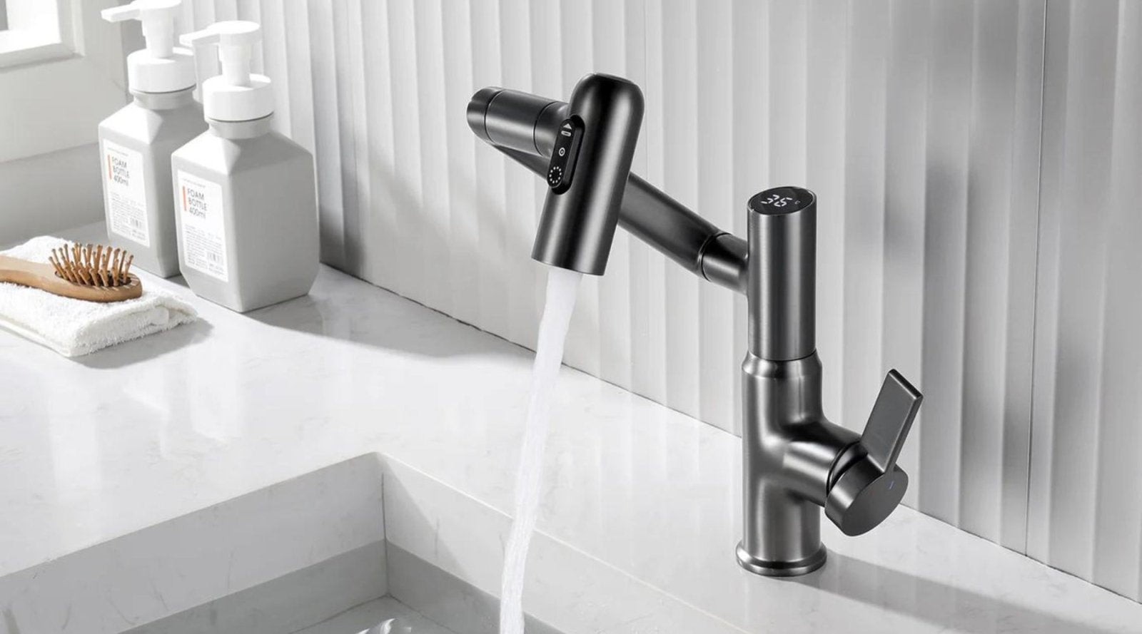 Elevate Your Bathroom’s Aesthetics with Lefton Waterfall Faucets - Lefton Home