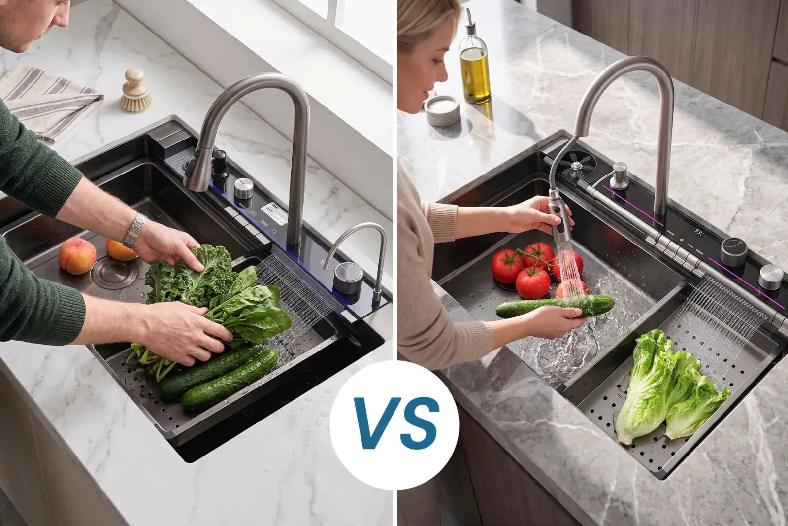 KS2206L-PRO vs KS2207L-PRO: Which Lefton Workstation Sink Is Right for Your Kitchen? - Lefton Home