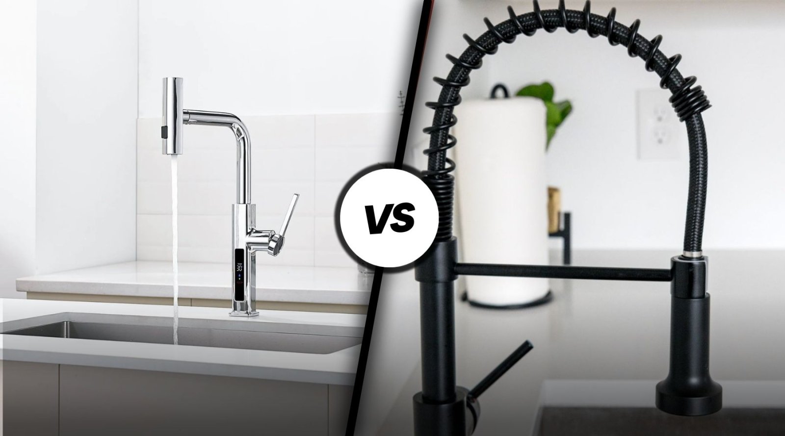 Pull-Down vs Pre-Rinse Kitchen Faucets: Choosing the Right Fit - Lefton Home