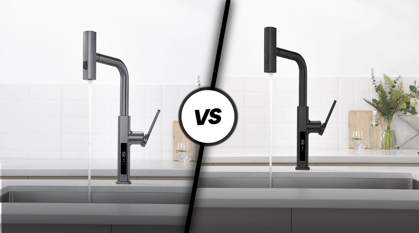 Which Kitchen Faucet Finish is Easiest to Clean: Stainless Steel vs. Matte Black - Lefton Home