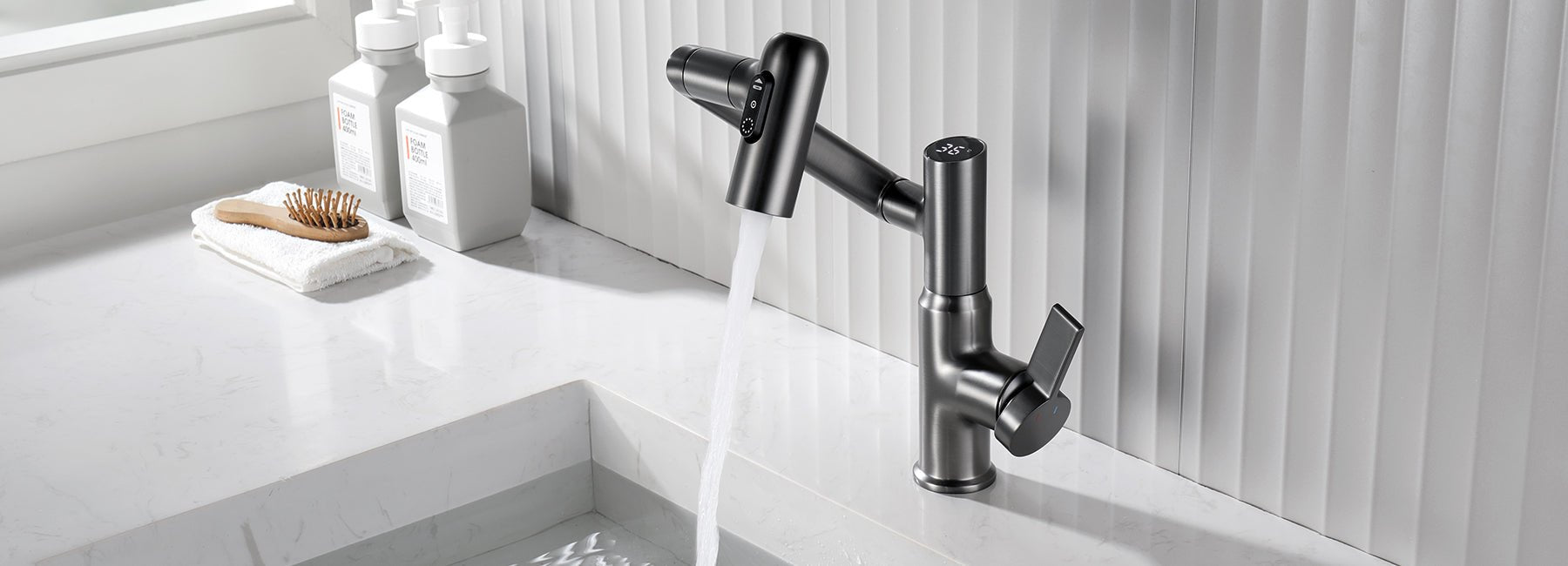 Smart Stainless Steel Bathroom Faucet