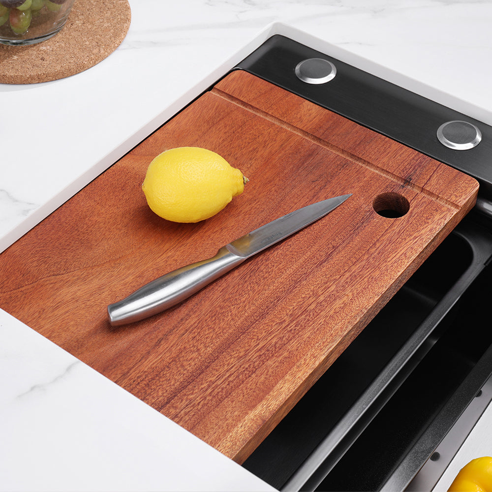 Modern Waterfall Single Bowl Kitchen Sink SetKS2203 Lefton Home