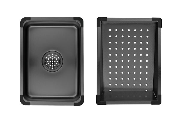 Drain Basket & Metal Tray