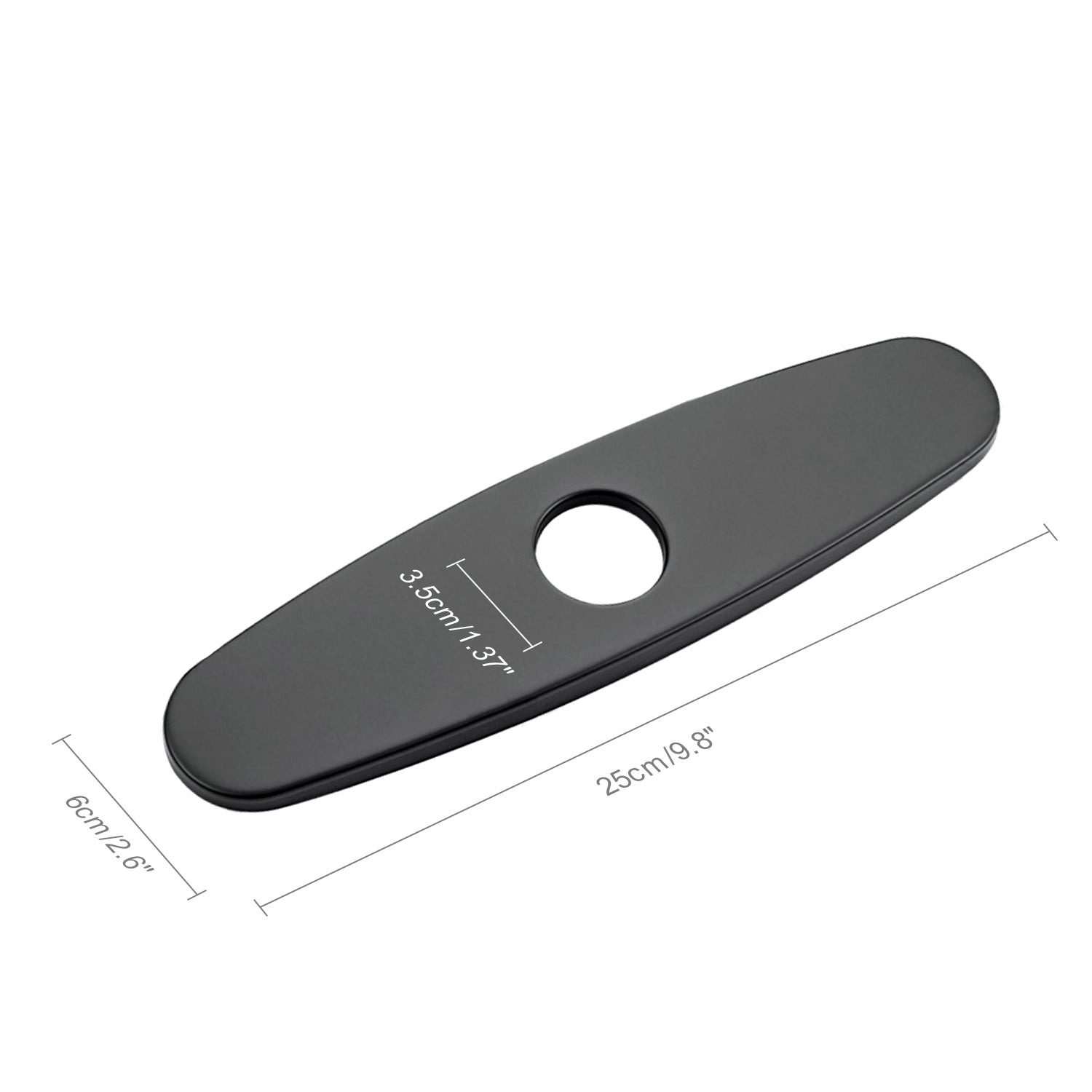 Lefton Sink Cover Plate For 1 Or 3 Hole Bathroom Or Kitchen Faucet FCP Lefton sink cover plate for 1 or 3 hole bathroom or kitchen faucet fcp