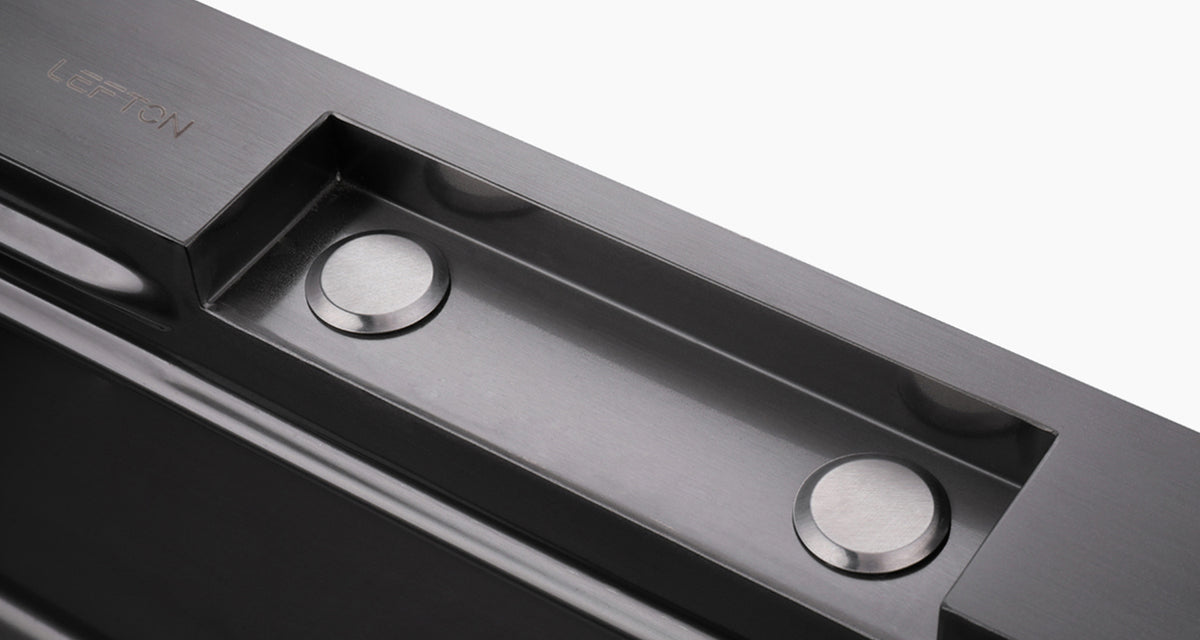 2024 Modern Waterfall Single Bowl Kitchen Sink SetKS2203 Lefton Home