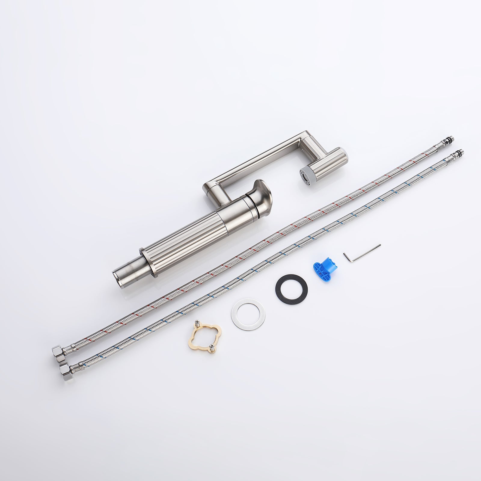 Lefton 1080° Rotatable Single - Hole Bathroom Faucet With Temperature Display - BF2208 - PRO - Bathroom Faucets - Lefton Home