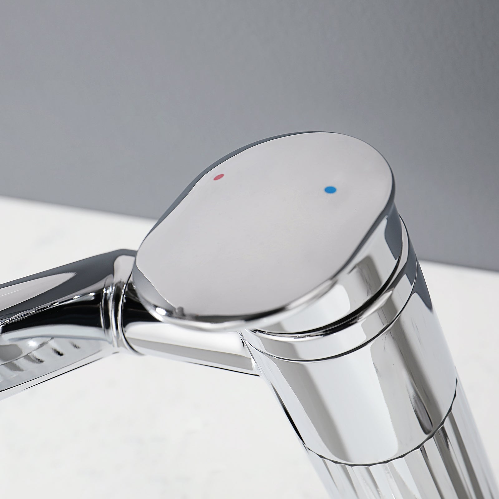 Lefton 1080° Rotatable Single - Hole Bathroom Faucet With Temperature Display - BF2208 - PRO - Bathroom Faucets - Lefton Home