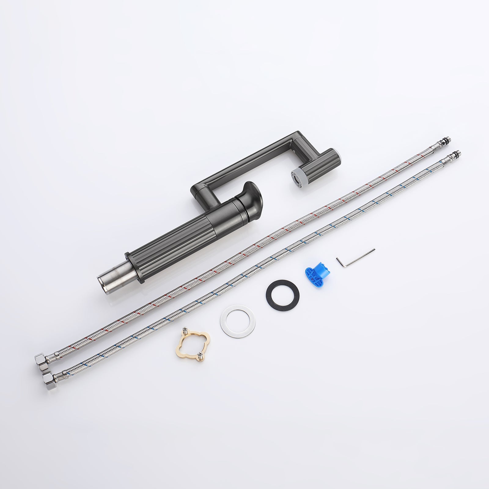 Lefton 1080° Rotatable Single - Hole Bathroom Faucet With Temperature Display - BF2208 - PRO - Bathroom Faucets - Lefton Home