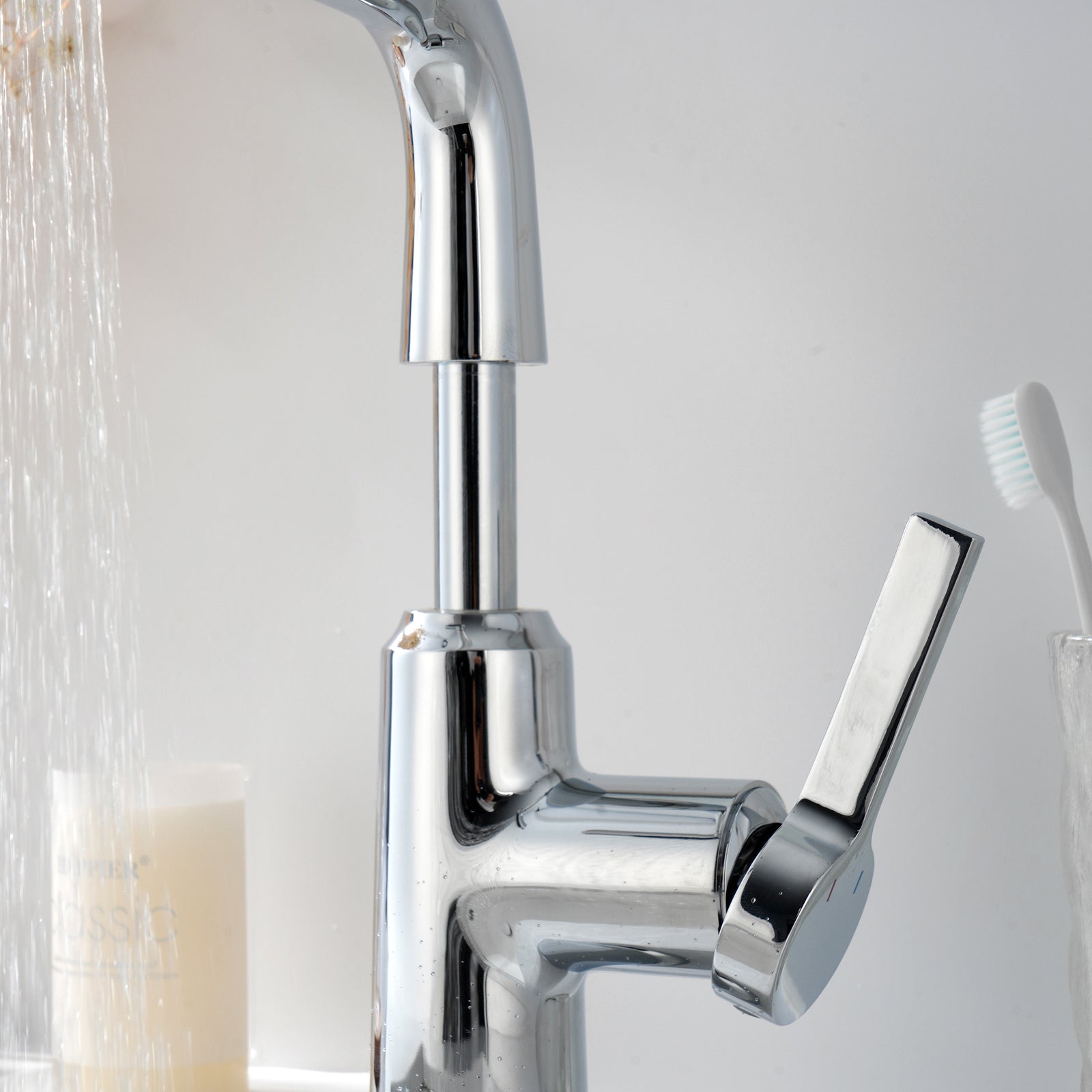 Lefton home Single Handle Waterfall Liftable Bathroom Faucet - BF2209-1