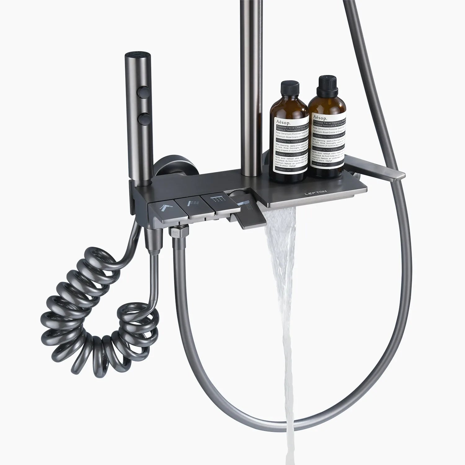 Recertified-Lefton Shower System with 4 Water Outlet Modes-SS2202-Shower System-Lefton Home