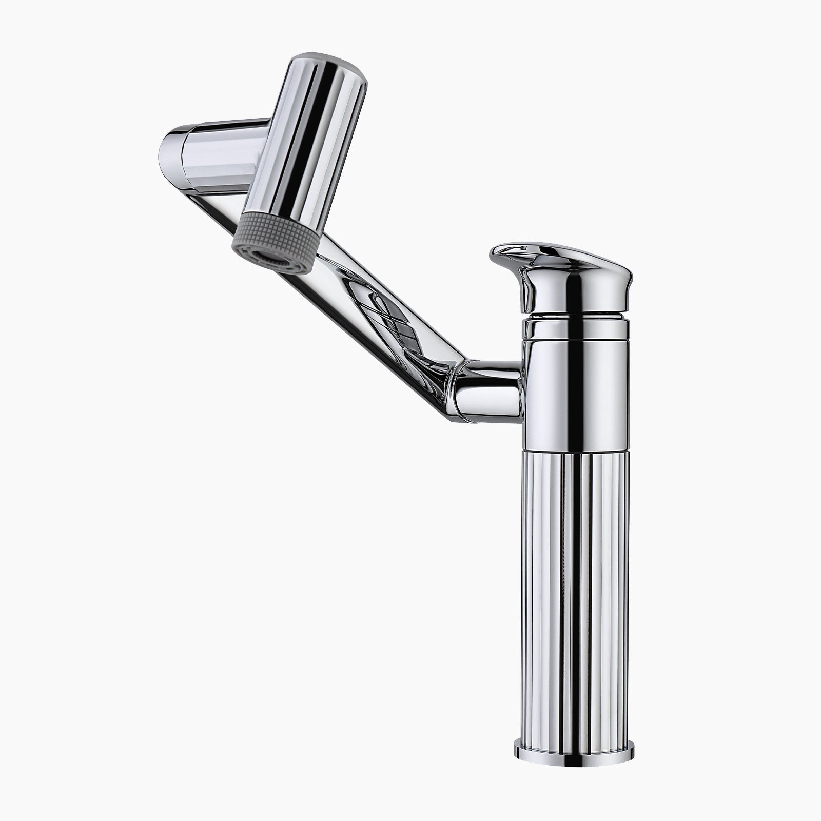 Lefton 1080° Rotatable Single - Hole Bathroom Faucet With Temperature Display - BF2208 - PRO - Bathroom Faucets - Lefton Home