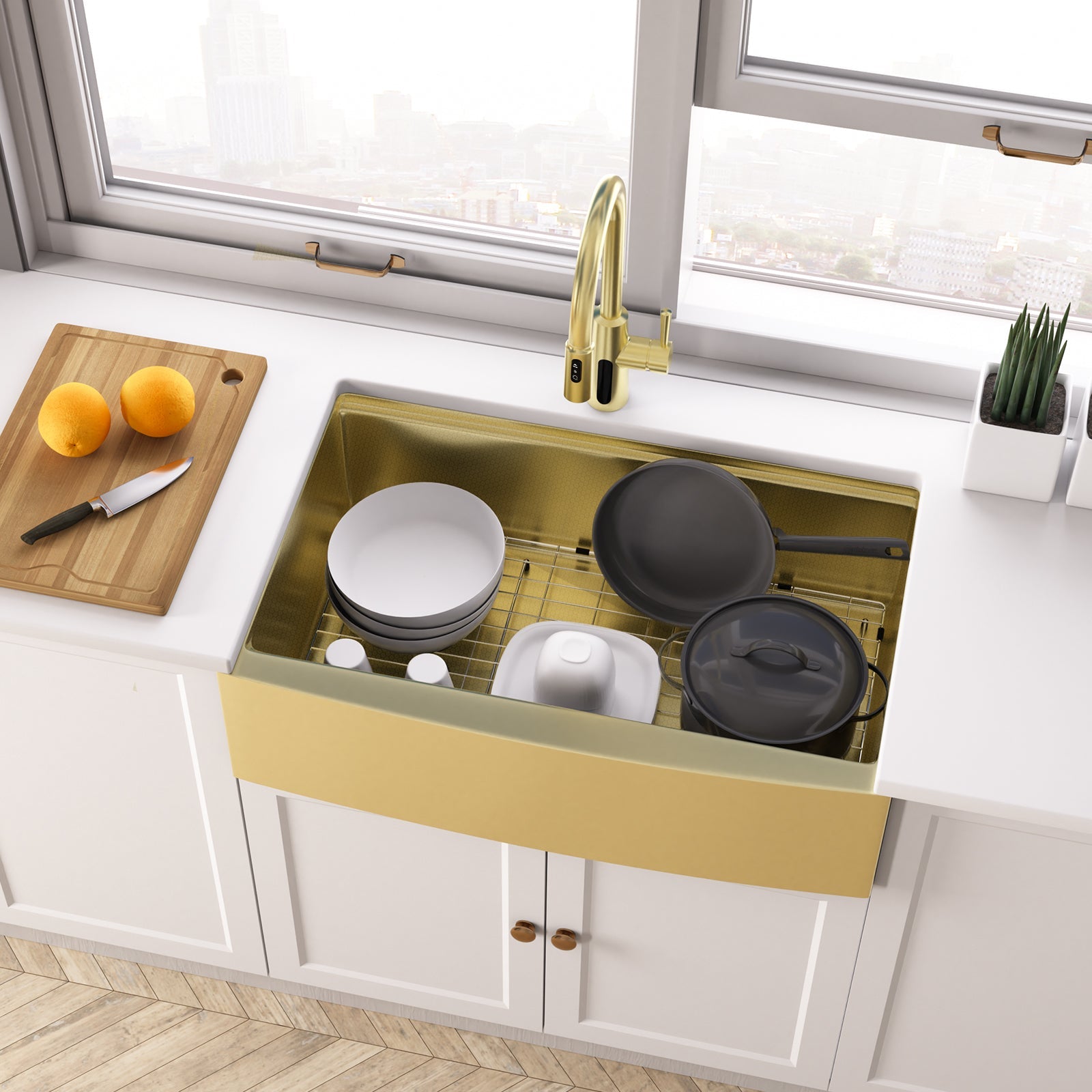 lefton-home-lefton-33x-22-stainless-steel-farmhouse-kitchen-sink-fs2501-with-modern-pull-down-kitchen-faucet-fs2501-kf2501-6