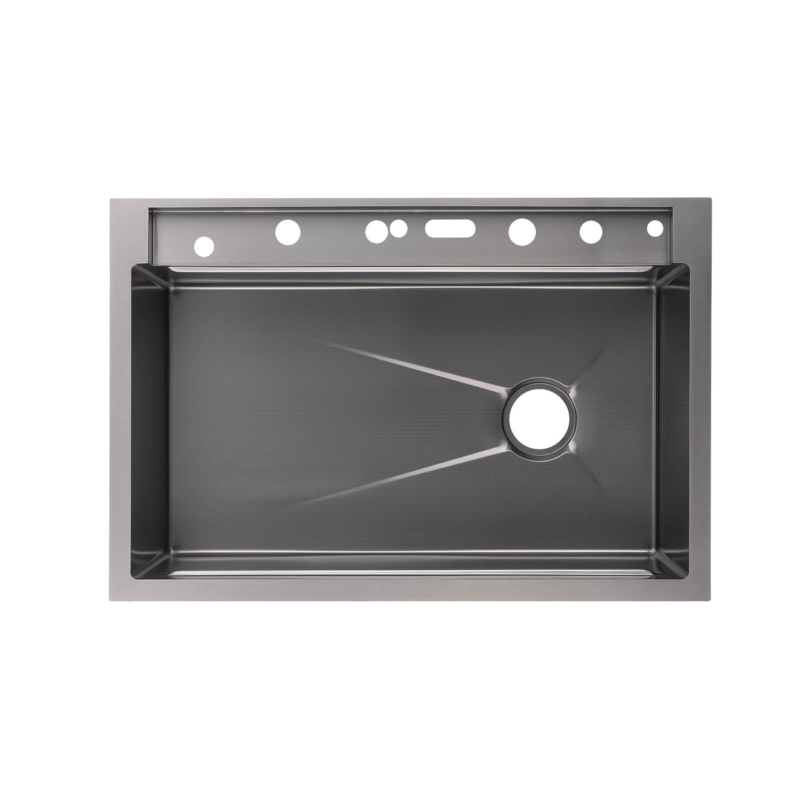 Lefton 33"x22" Stainless Steel Workstation Kitchen Sink with Pull - out Faucet & Digital Display - KS2207L - PRO - Kitchen Sinks - Lefton Home