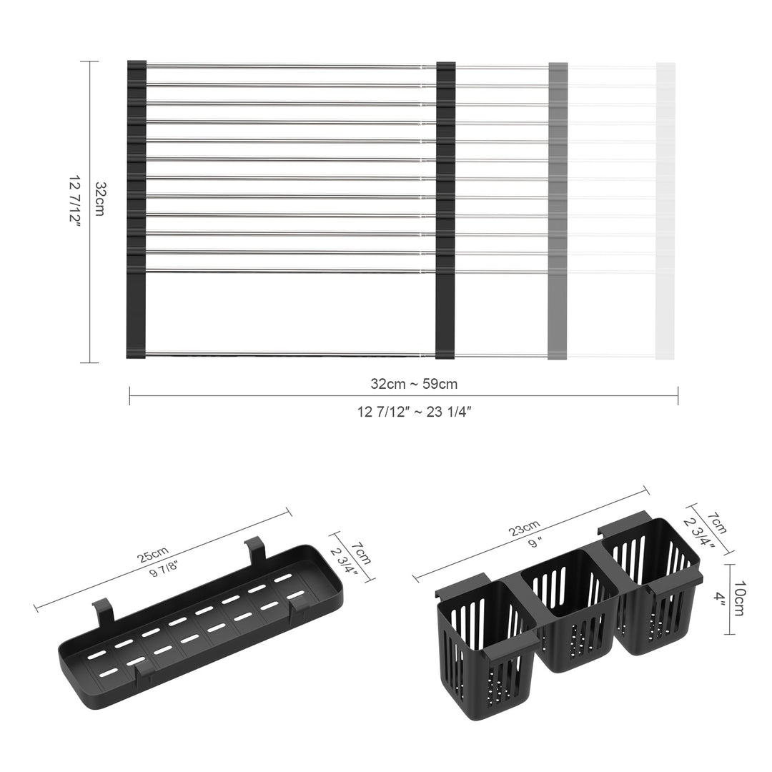 Lefton Expandable Roll Up Dish Drying Rack - DDR2201 – Lefton Home