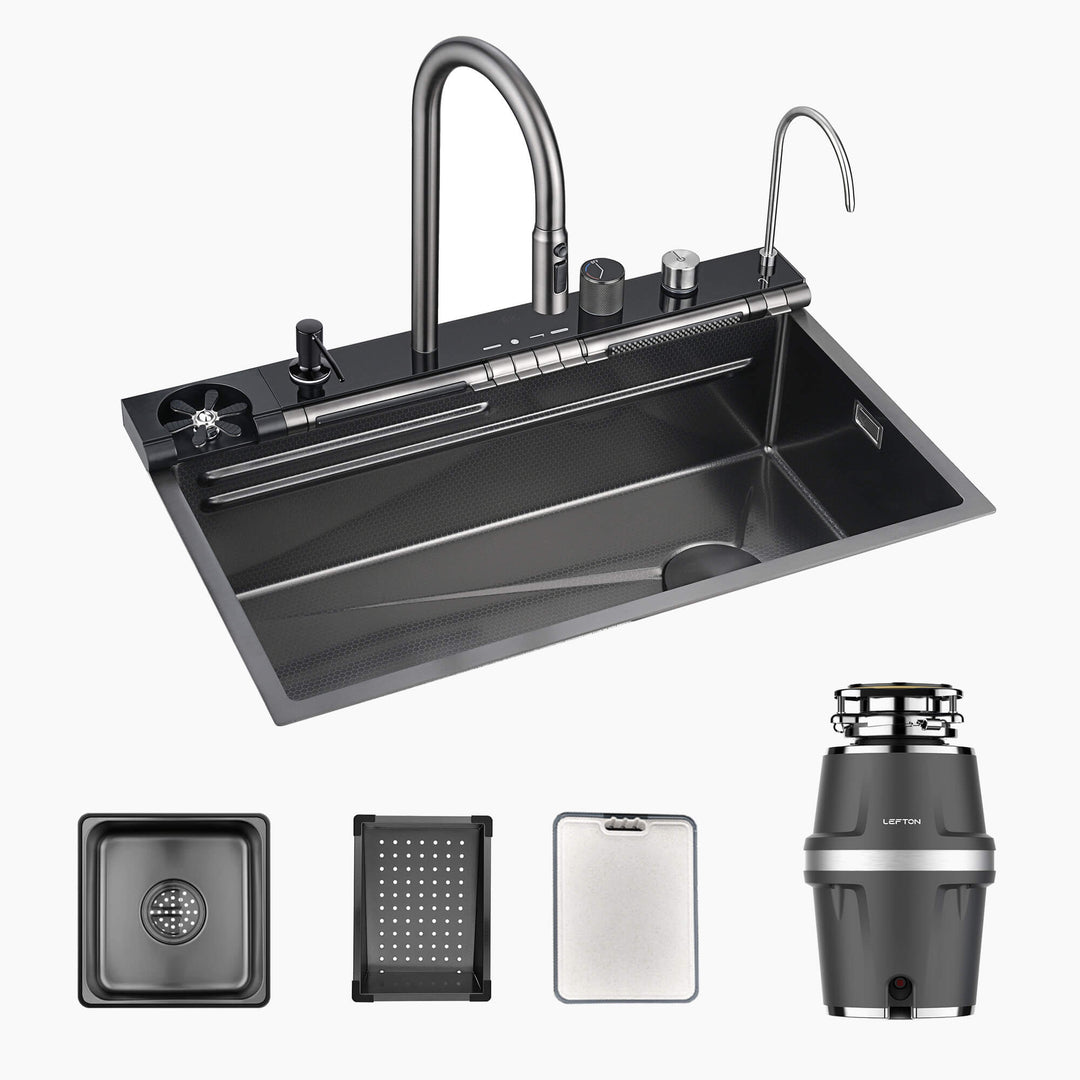Lefton Modern Kitchen Sink with 3/4 HP Garbage Disposal – Lefton Home