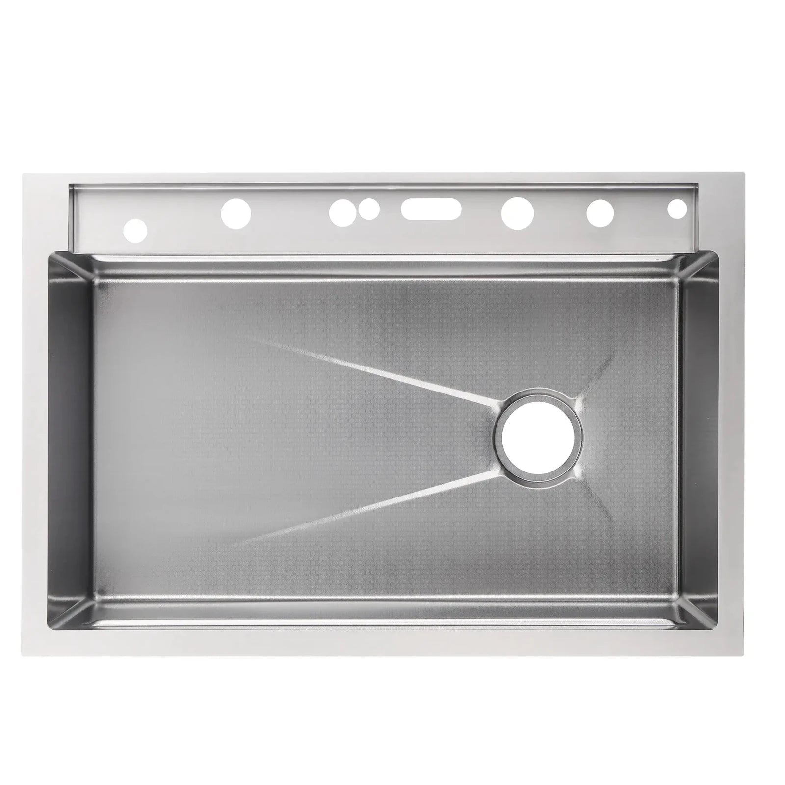 Lefton 33"x22" Stainless Steel Workstation Kitchen Sink with Pull-out Faucet & Digital Display-KS2207L-PRO -Kitchen Sinks- Lefton Home