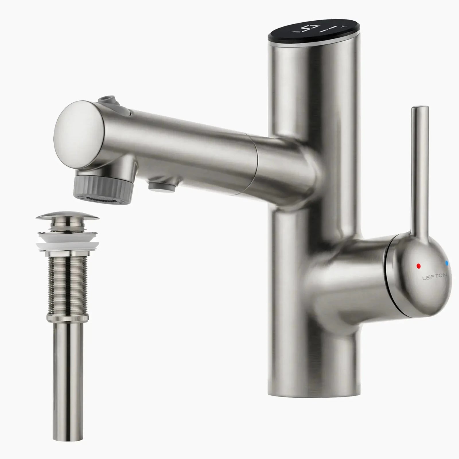 Lefton Bathroom Fountain Faucet-BF2502 with Sink Drain Stopper -Bathroom Faucets & Drain Stopper- Lefton Home