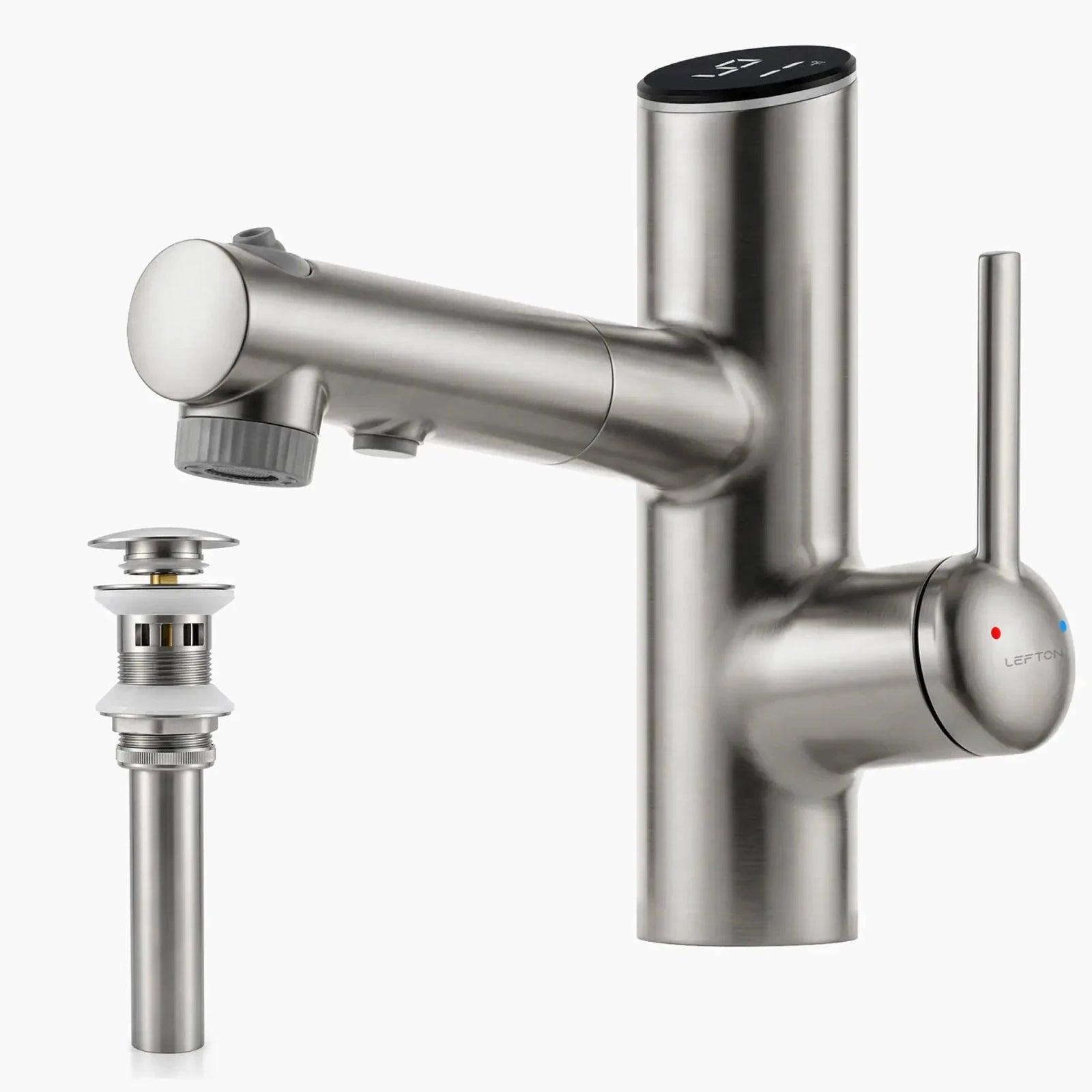 Lefton Bathroom Fountain Faucet-BF2502 with Sink Drain Stopper -Bathroom Faucets & Drain Stopper- Lefton Home