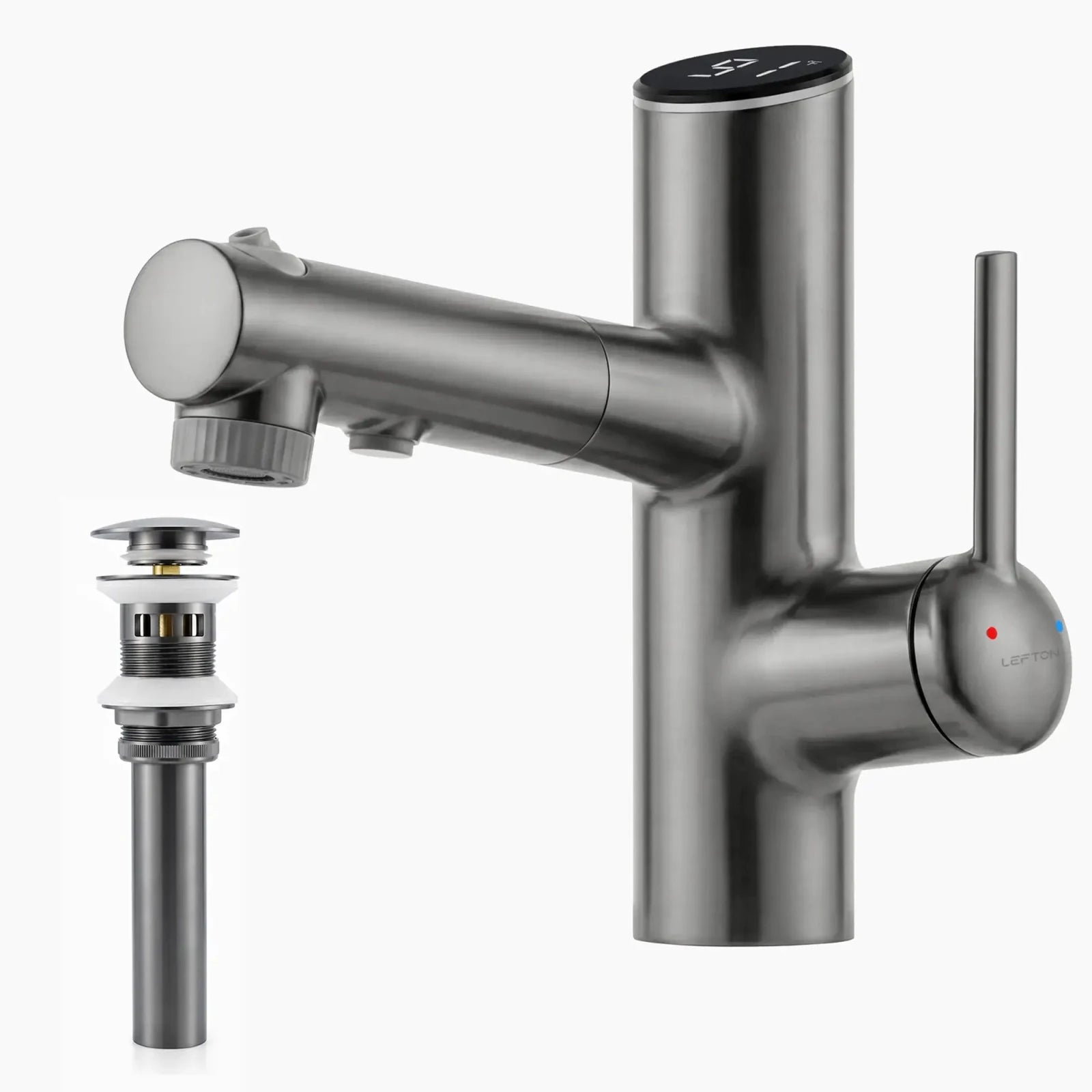 Lefton Bathroom Fountain Faucet-BF2502 with Sink Drain Stopper -Bathroom Faucets & Drain Stopper- Lefton Home