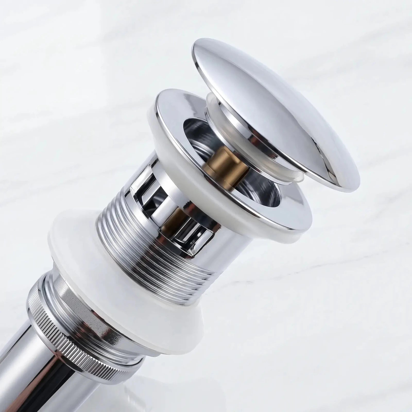Lefton Bathroom Sink Pop Up Drain Stopper With Overflow-D02 -Bathroom Accessories- Lefton Home