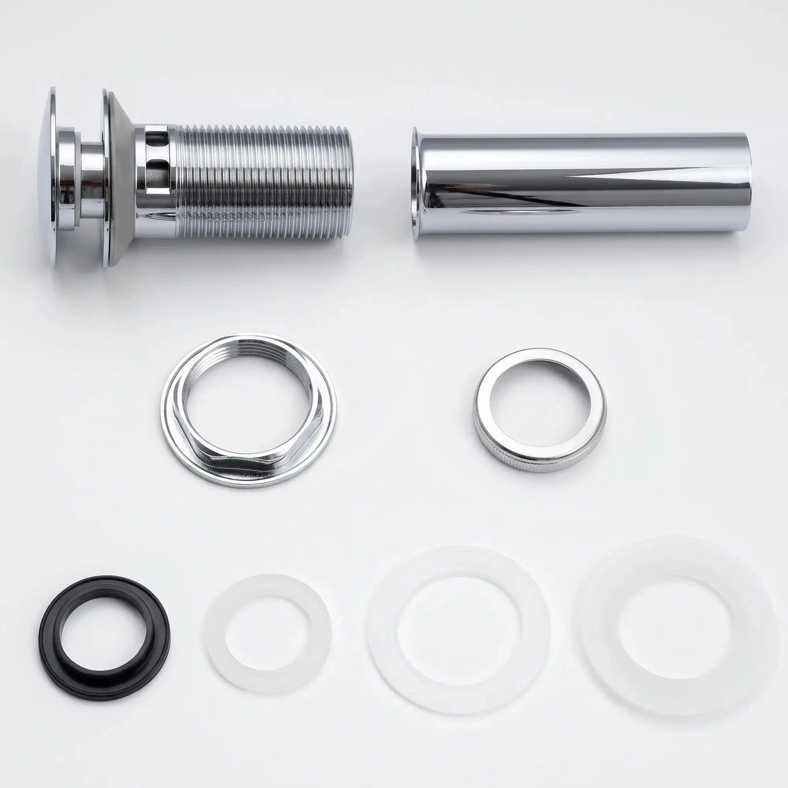 Lefton Bathroom Sink Pop Up Drain Stopper With Overflow-D02 -Bathroom Accessories- Lefton Home
