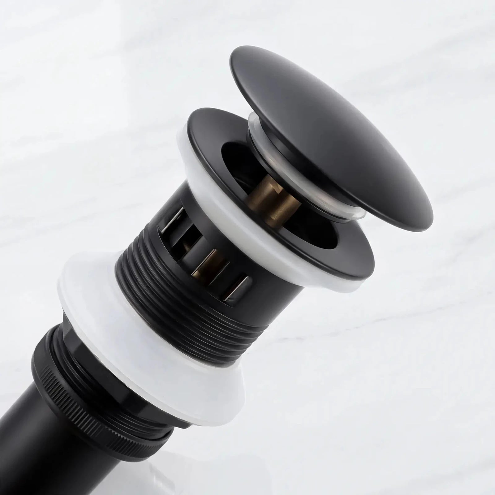 Lefton Bathroom Sink Pop Up Drain Stopper With Overflow-D02 -Bathroom Accessories- Lefton Home
