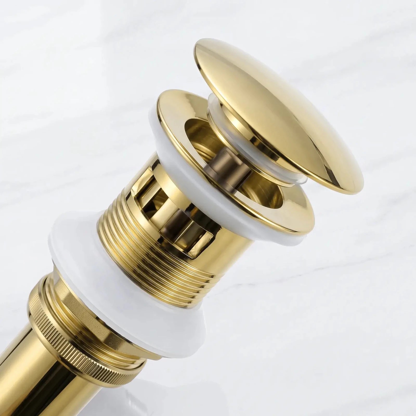 Lefton Bathroom Sink Pop Up Drain Stopper With Overflow-D02 -Bathroom Accessories- Lefton Home
