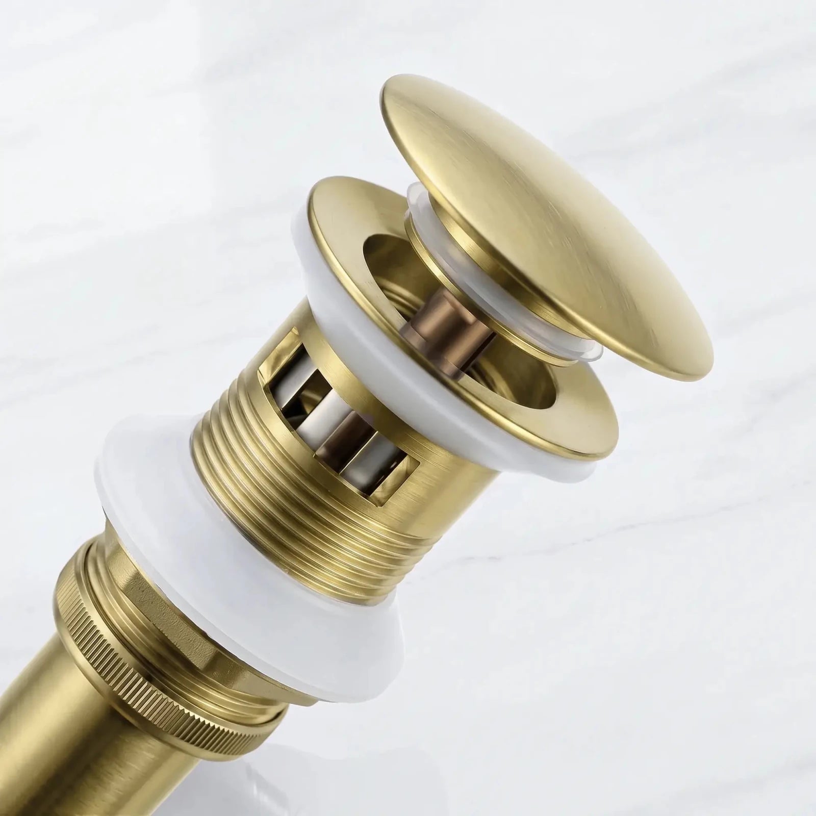 Lefton Bathroom Sink Pop Up Drain Stopper With Overflow-D02 -Bathroom Accessories- Lefton Home