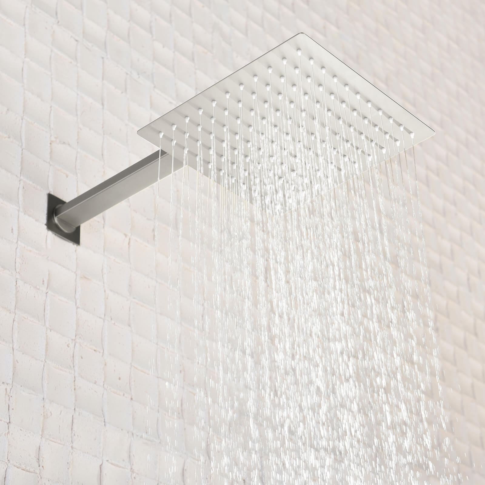 Lefton Concealed Rainfall Thermostatic Shower System with Handheld & Tub Spout and Temperature Display - SSWM2502 - Shower Systems - Lefton Home