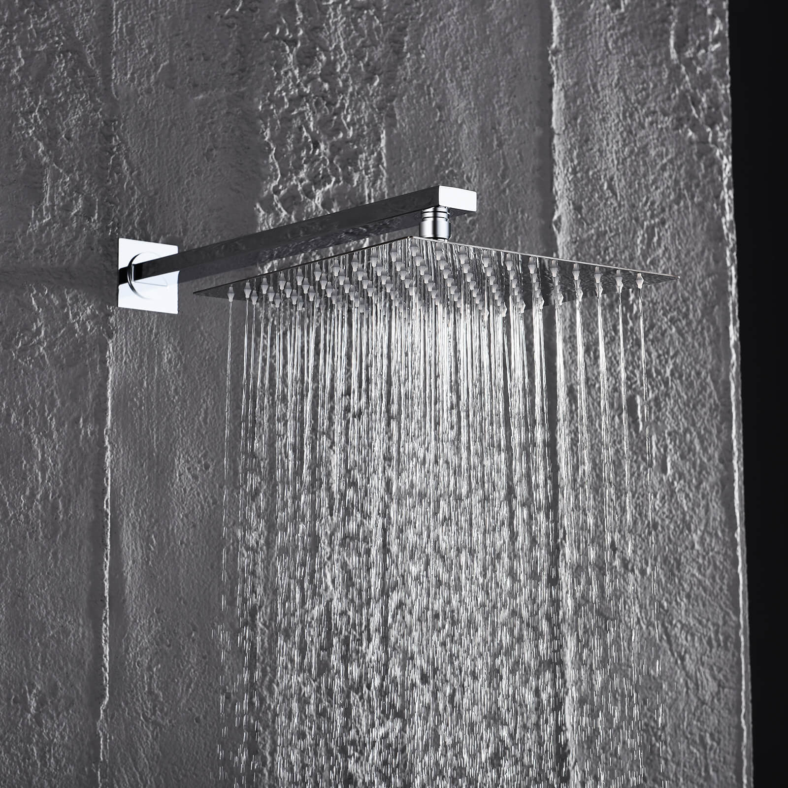 Lefton Concealed Rainfall Thermostatic Shower System with Handheld & Tub Spout and Temperature Display - SSWM2502 - Shower Systems - Lefton Home