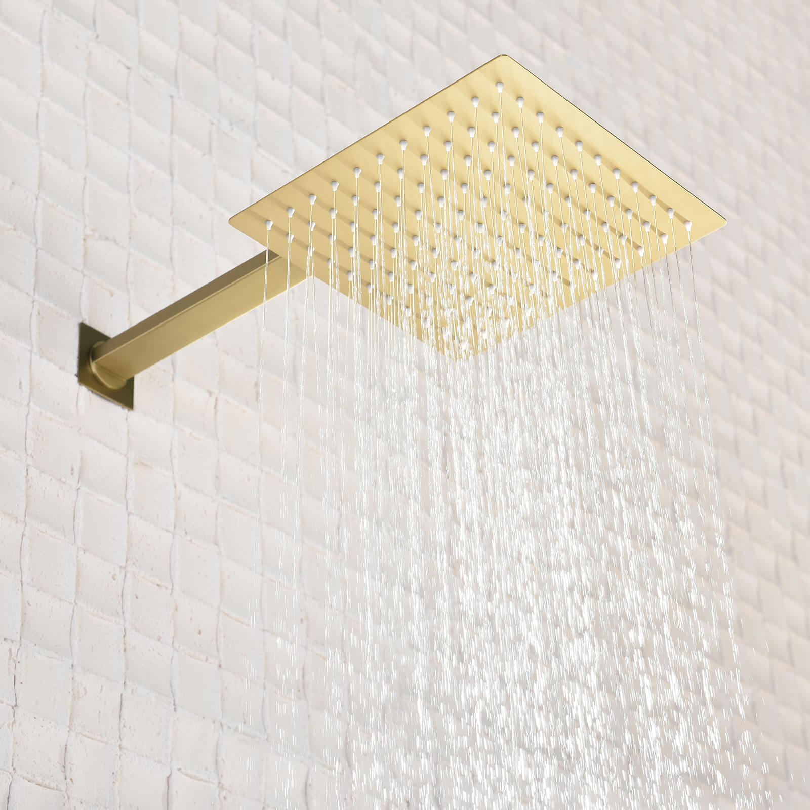 Lefton Concealed Rainfall Thermostatic Shower System with Handheld & Tub Spout and Temperature Display - SSWM2502 - Shower Systems - Lefton Home