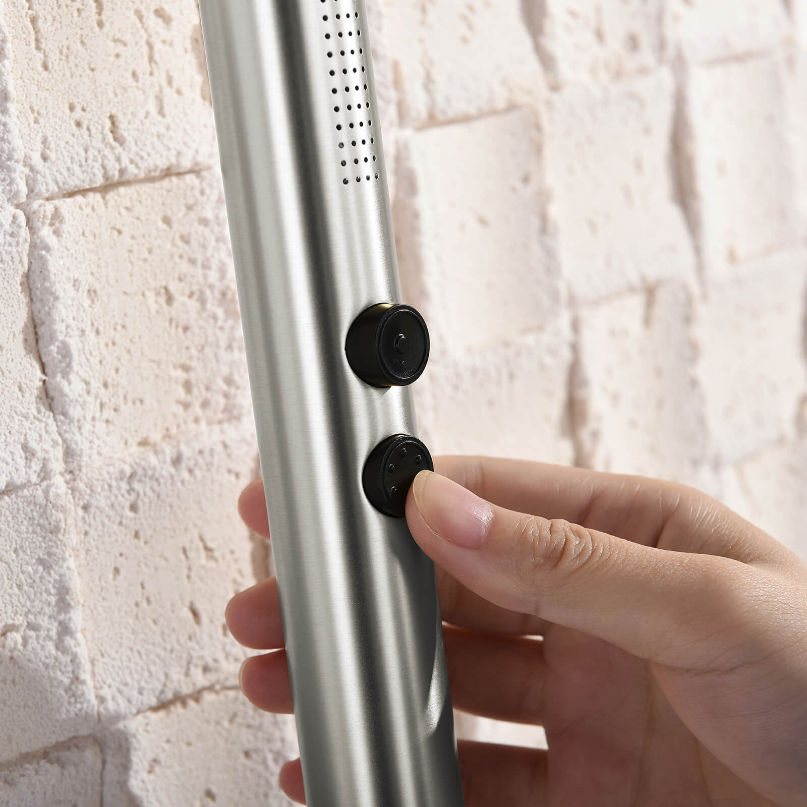 Lefton Concealed Rainfall Thermostatic Shower System with Temperature Display and Hand Shower - SSWM2501 - Shower Systems - Lefton Home