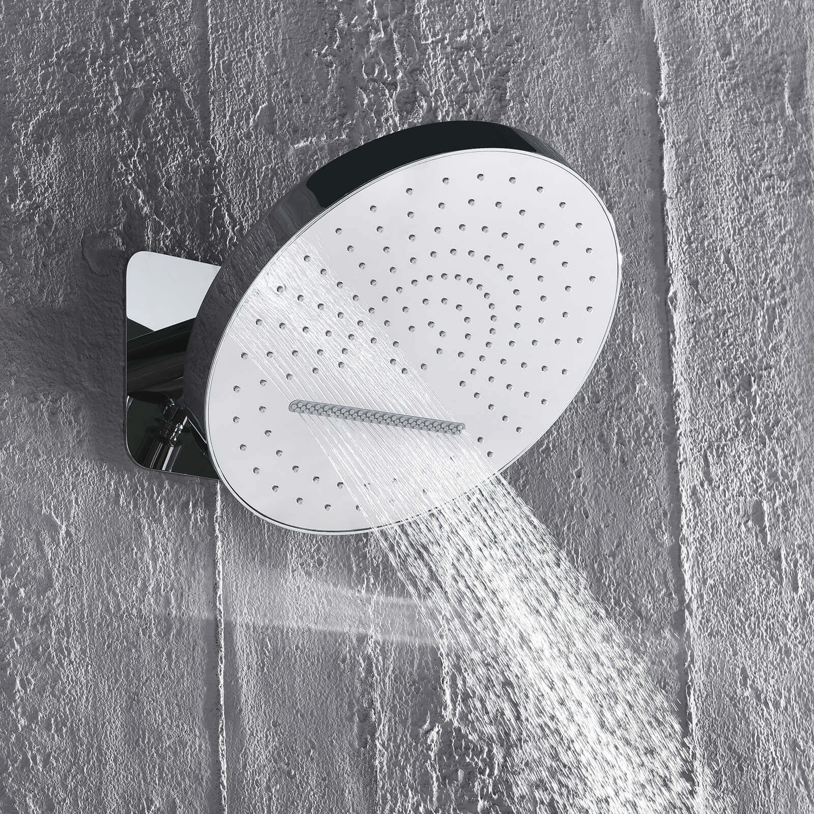 Lefton Concealed Rainfall Thermostatic Shower System with Temperature Display and Hand Shower - SSWM2501 - Shower Systems - Lefton Home