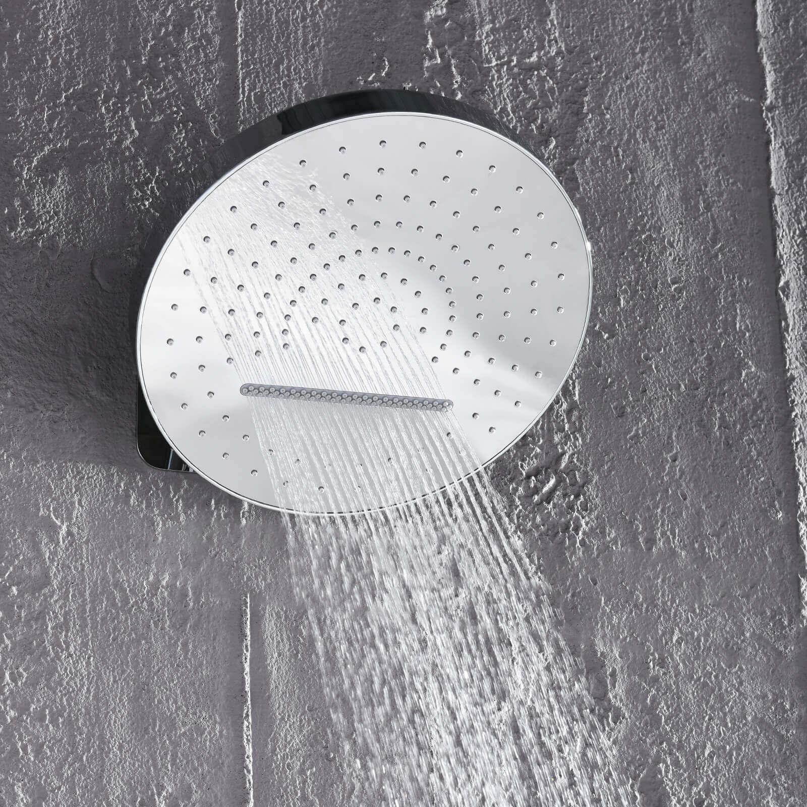 Lefton Concealed Rainfall Thermostatic Shower System with Temperature Display and Hand Shower - SSWM2501 - Shower Systems - Lefton Home