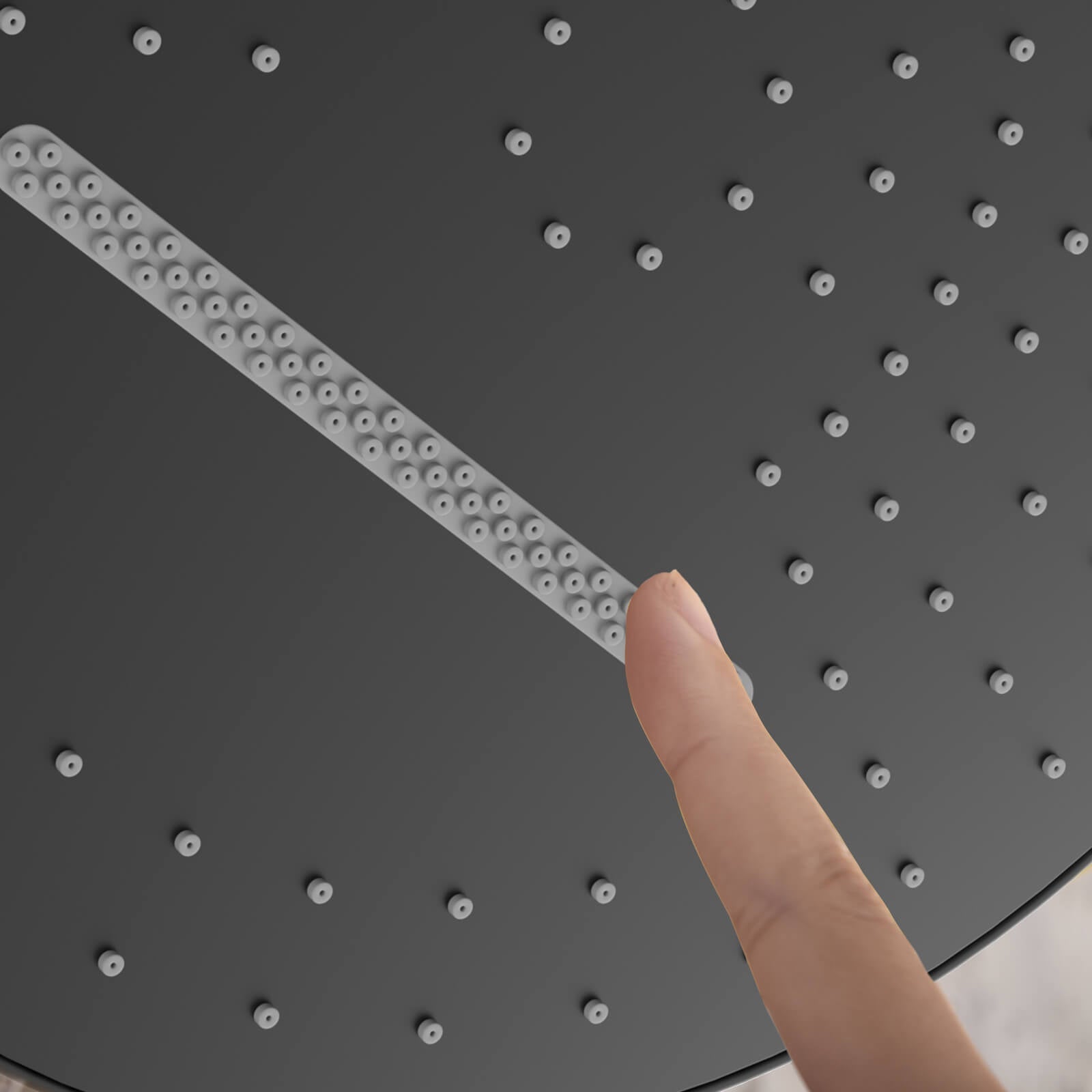 Lefton Concealed Rainfall Thermostatic Shower System with Temperature Display and Hand Shower - SSWM2501 - Shower Systems - Lefton Home