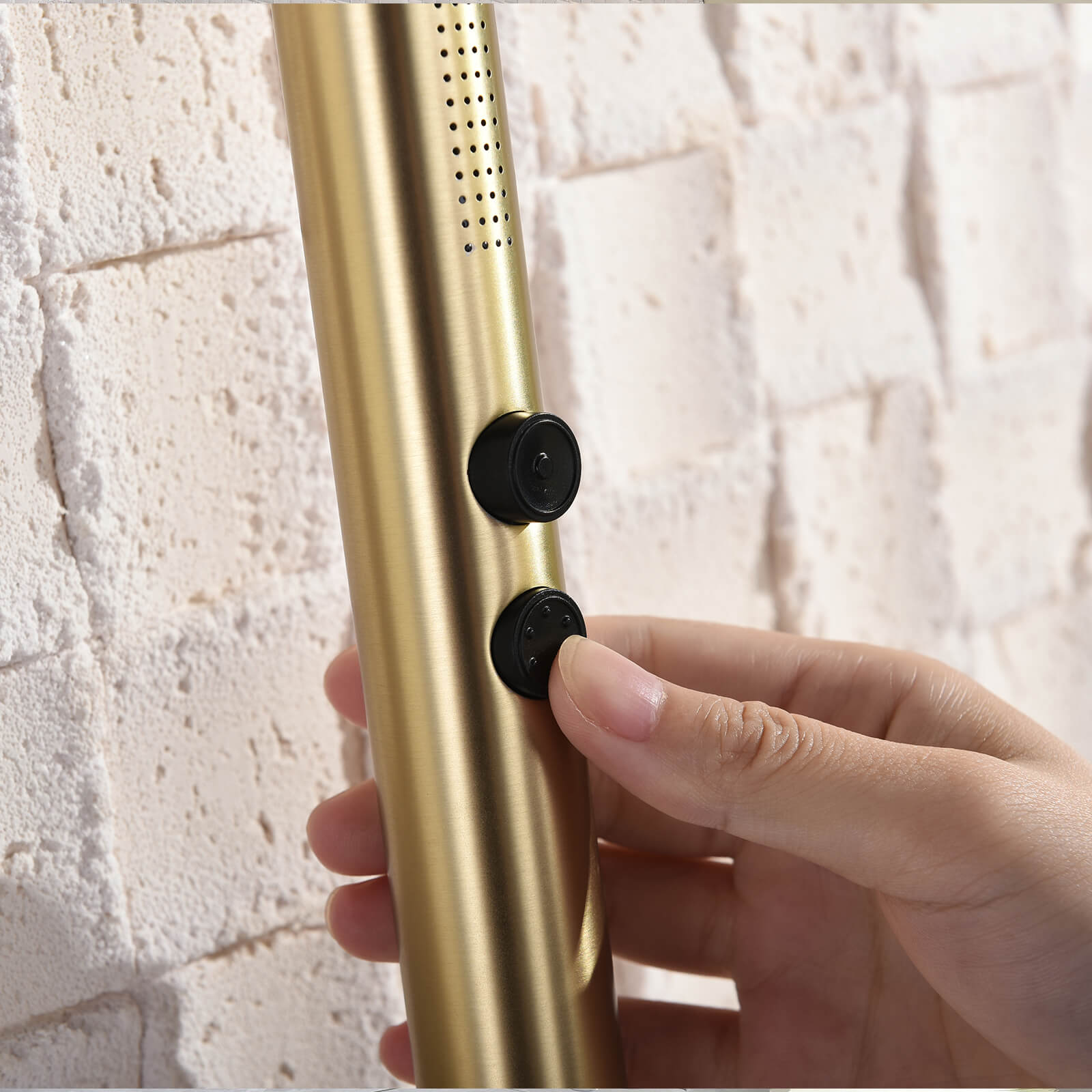 Lefton Concealed Rainfall Thermostatic Shower System with Temperature Display and Hand Shower - SSWM2501 - Shower Systems - Lefton Home