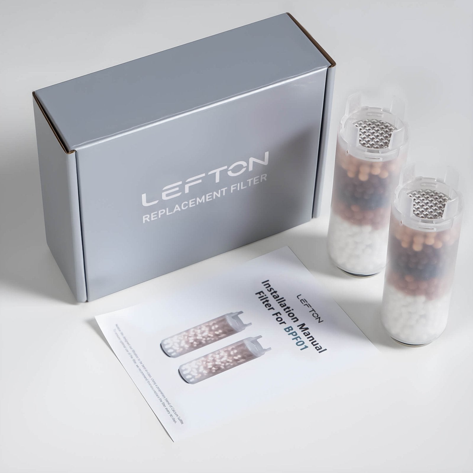 Lefton Replacement Cartridge Filter for Bathroom Faucet (2 pcs) - BPF01 - FT - Bathroom Faucets Filter - Lefton Home
