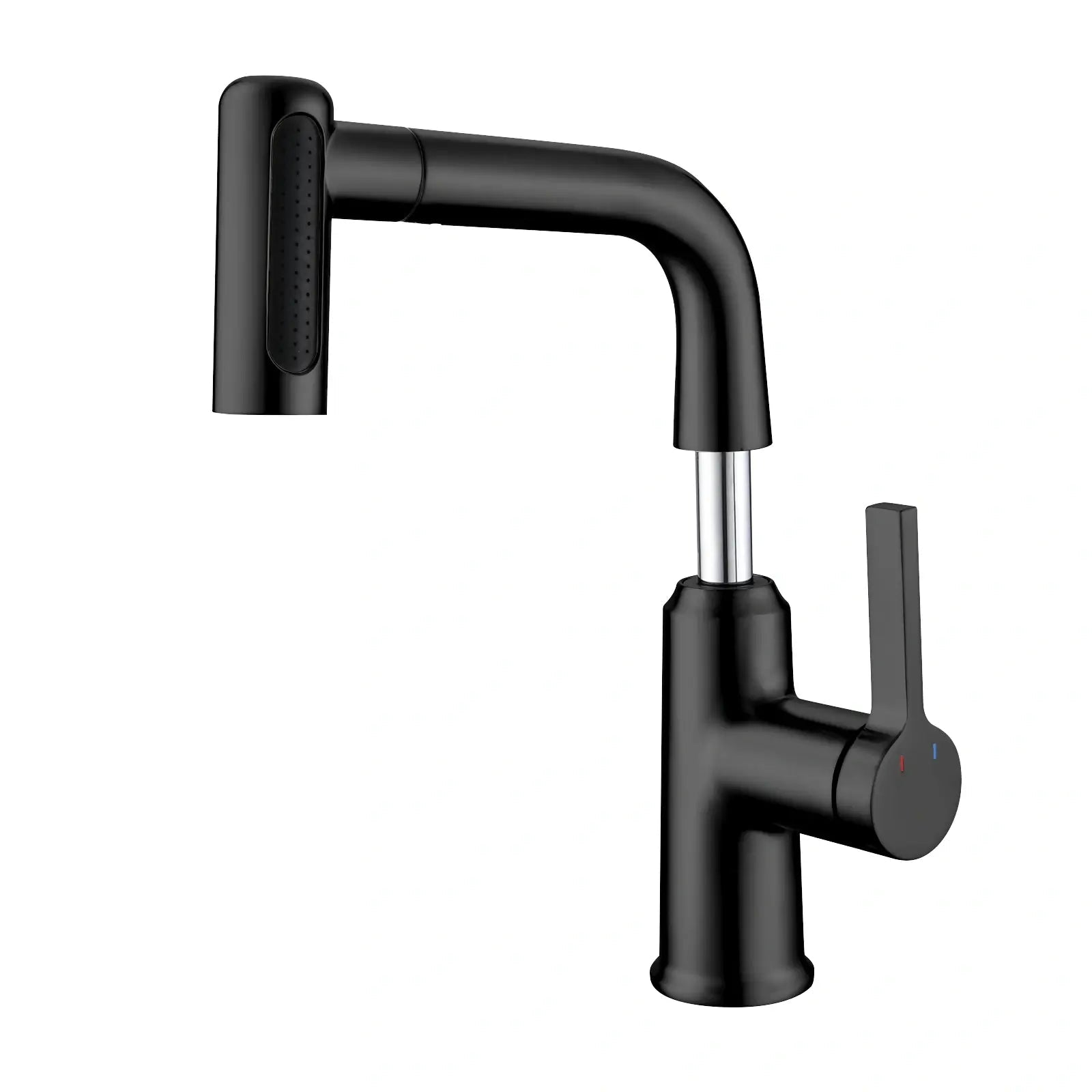 Lefton Single - Hole Waterfall & Pull - Out Liftable Bathroom Faucet - BF2209 - Bathroom Faucets - Lefton Home