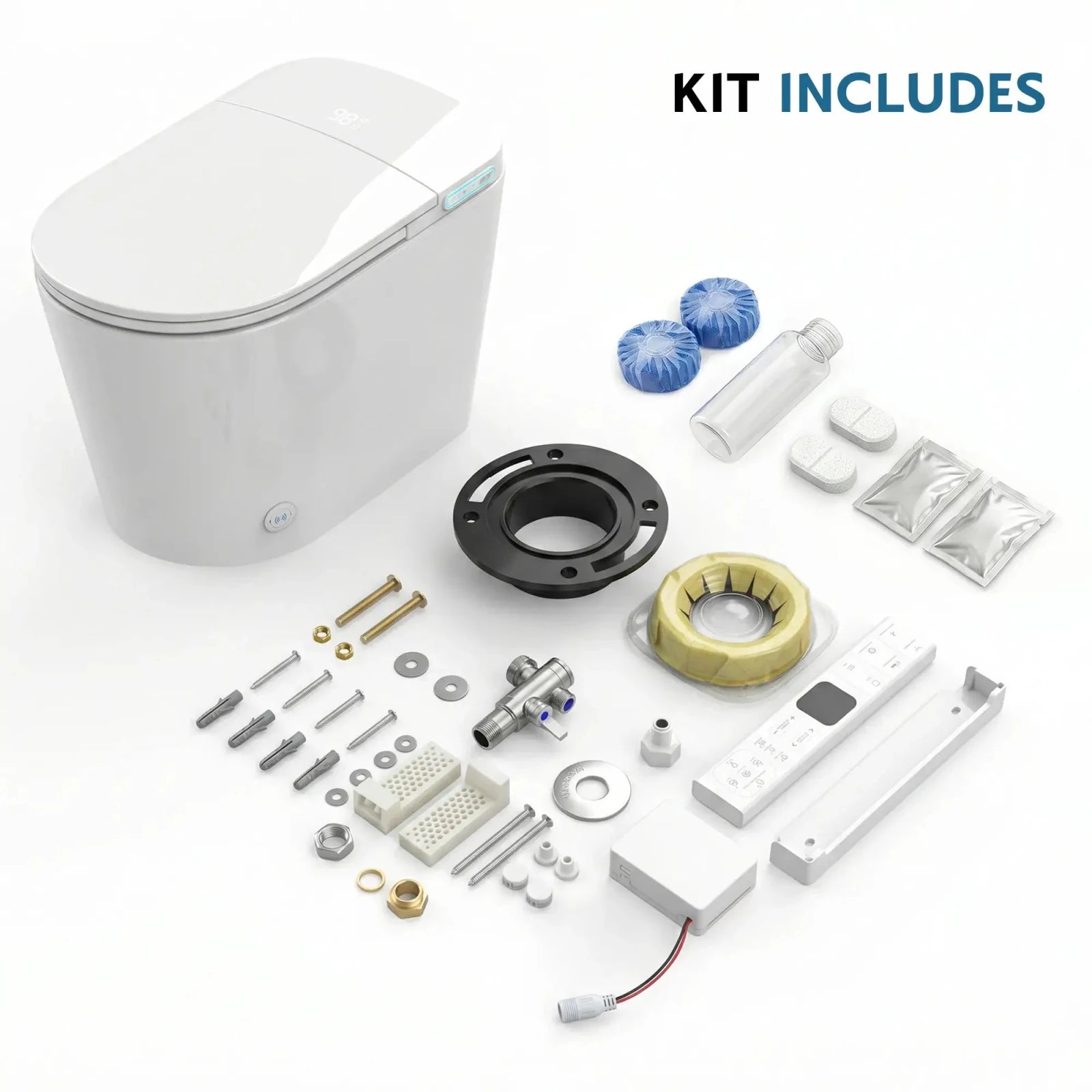 Lefton Smart Toilet with Bidet & Auto Flush Heated Seat and Warm Air Dryer-ST01 -Smart Toilet- Lefton Home