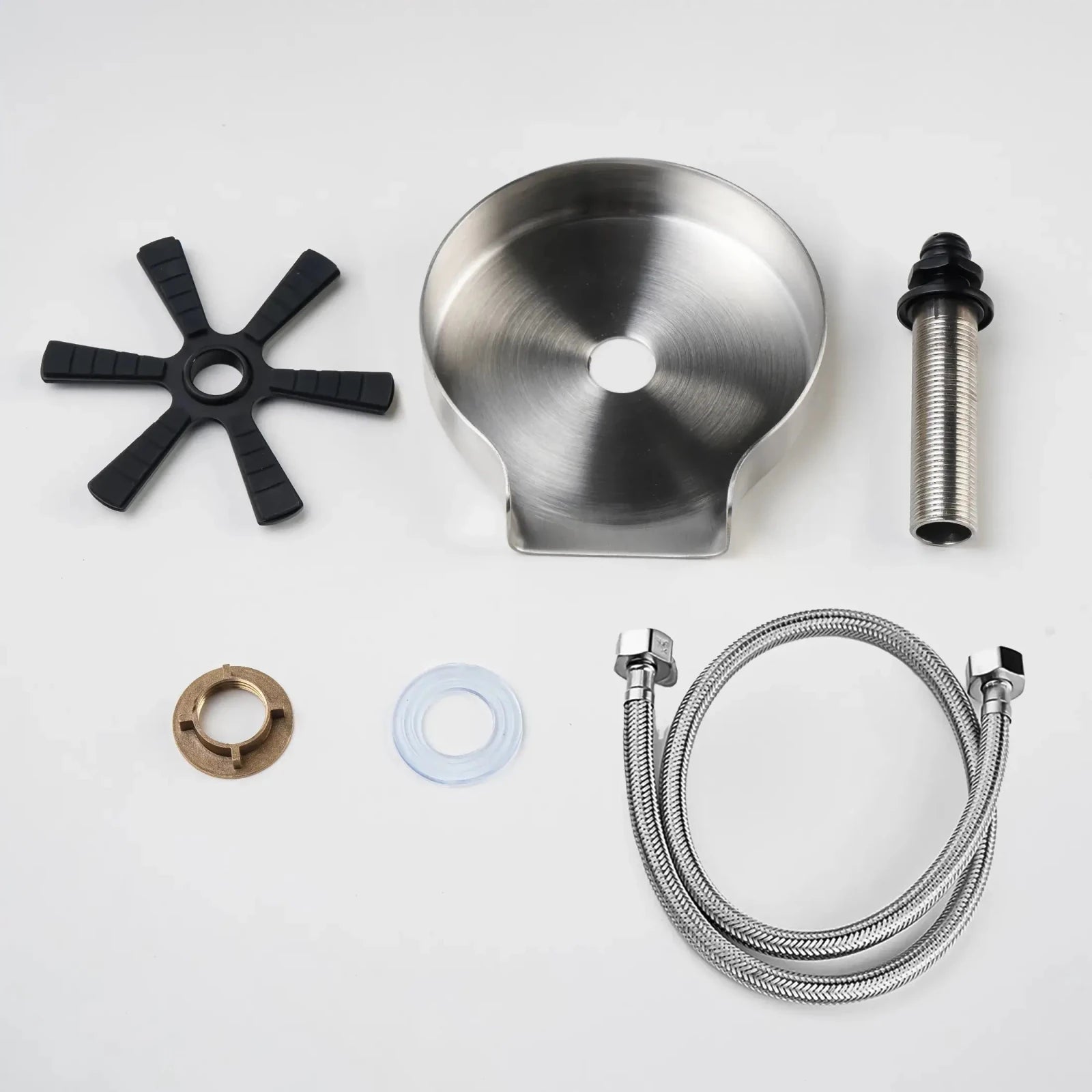 Lefton Touchless Waterfall Kitchen Faucet - KF2209 - PRO with Countertop Glass Rinser - KFR2202 - Kitchen Faucets - Lefton Home
