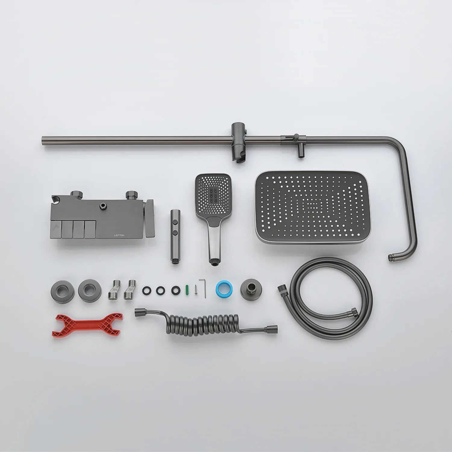 Recertified-Lefton Shower System with 4 Water Outlet Modes-SS2202-EU -Shower Systems- Lefton Home