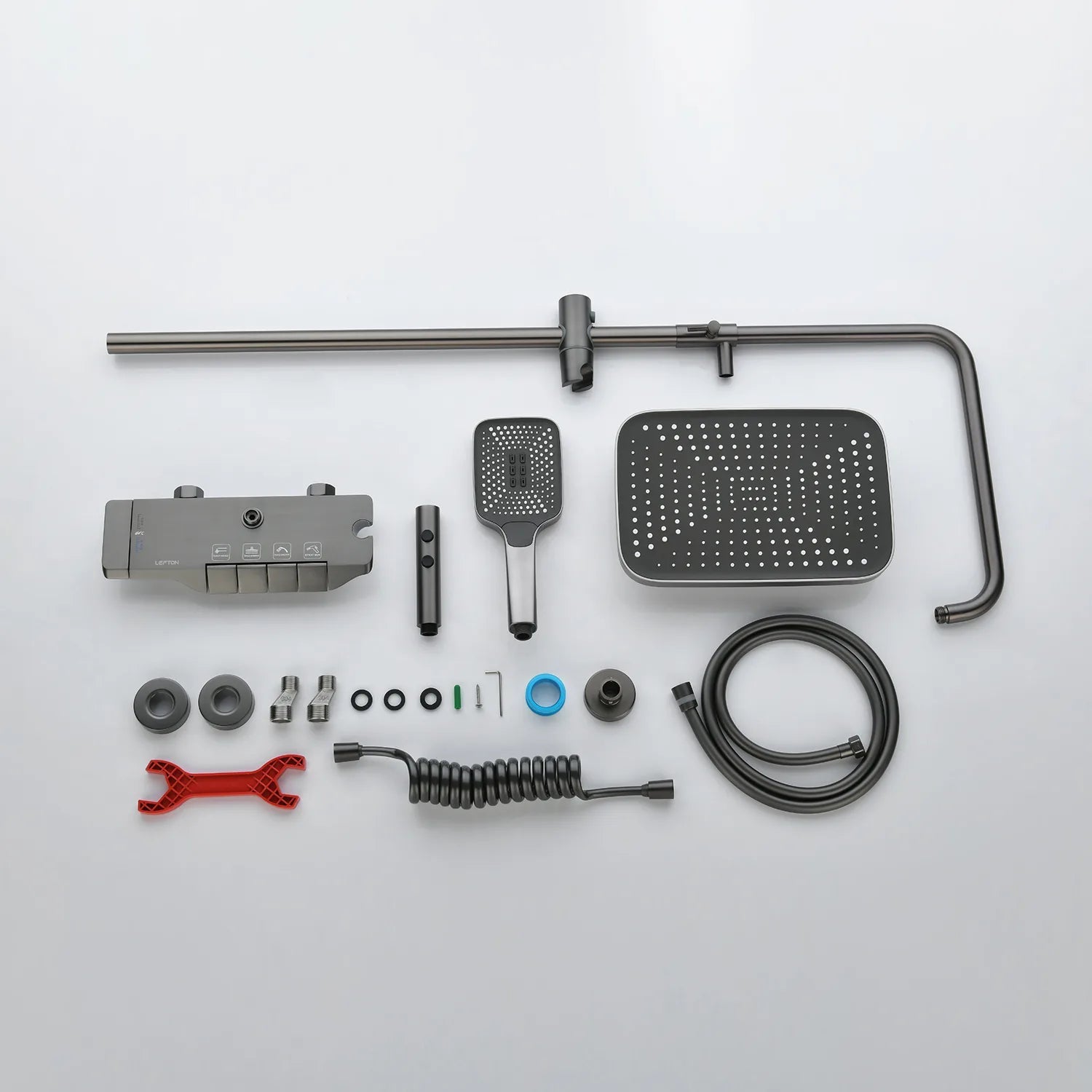 Recertified-Lefton Thermostatic Shower System with 4 Water Outlet Modes-SS2201-EU -Shower Systems- Lefton Home