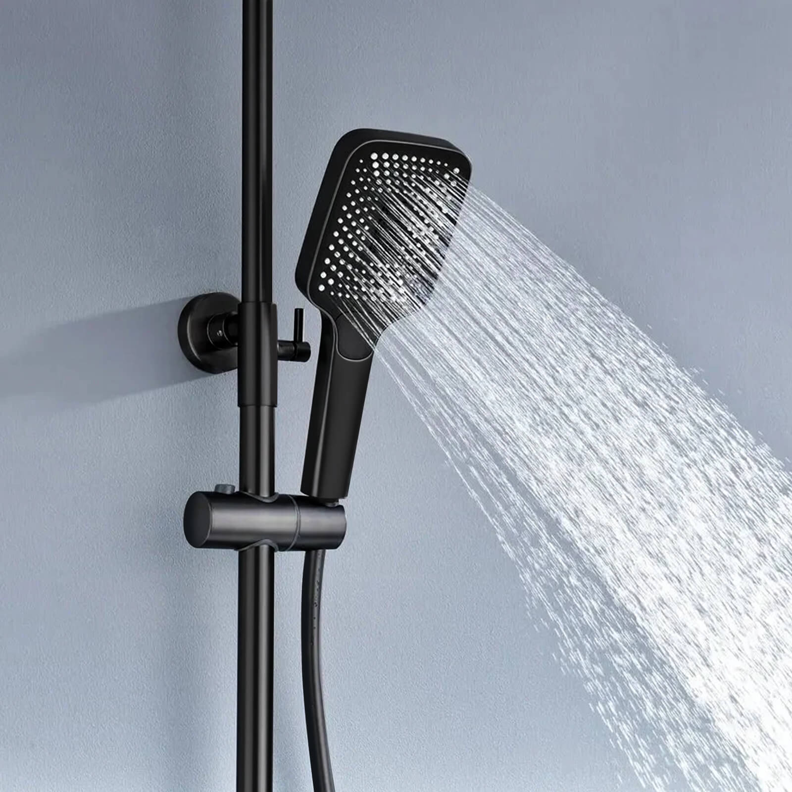 Lefton Thermostatic Shower System with 5 Water Modes and Temperature Display Screen - SST2206 - Shower Systems - Lefton Home