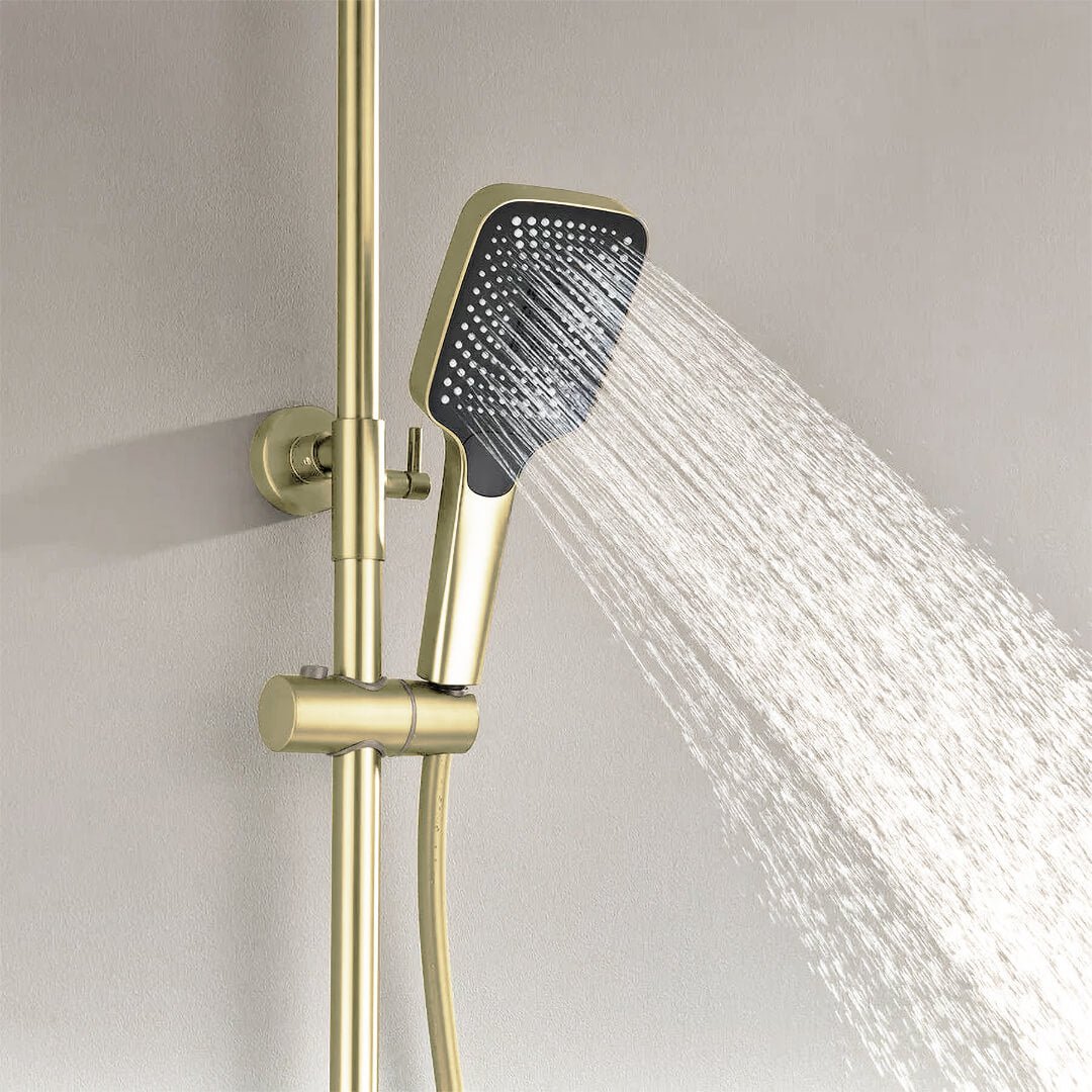 Lefton Thermostatic Shower System with 5 Water Modes and Temperature Display Screen - SST2206 - Shower Systems - Lefton Home