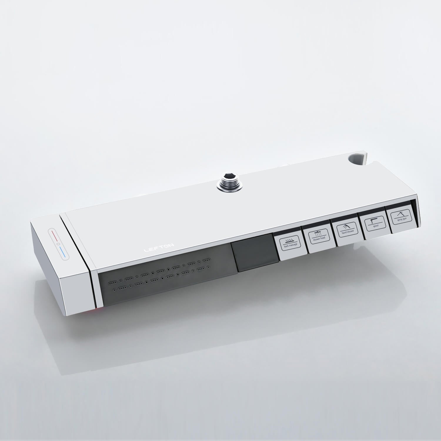 Lefton Thermostatic Shower System with 5 Water Modes and Temperature Display Screen - SST2206 - Shower Systems - Lefton Home