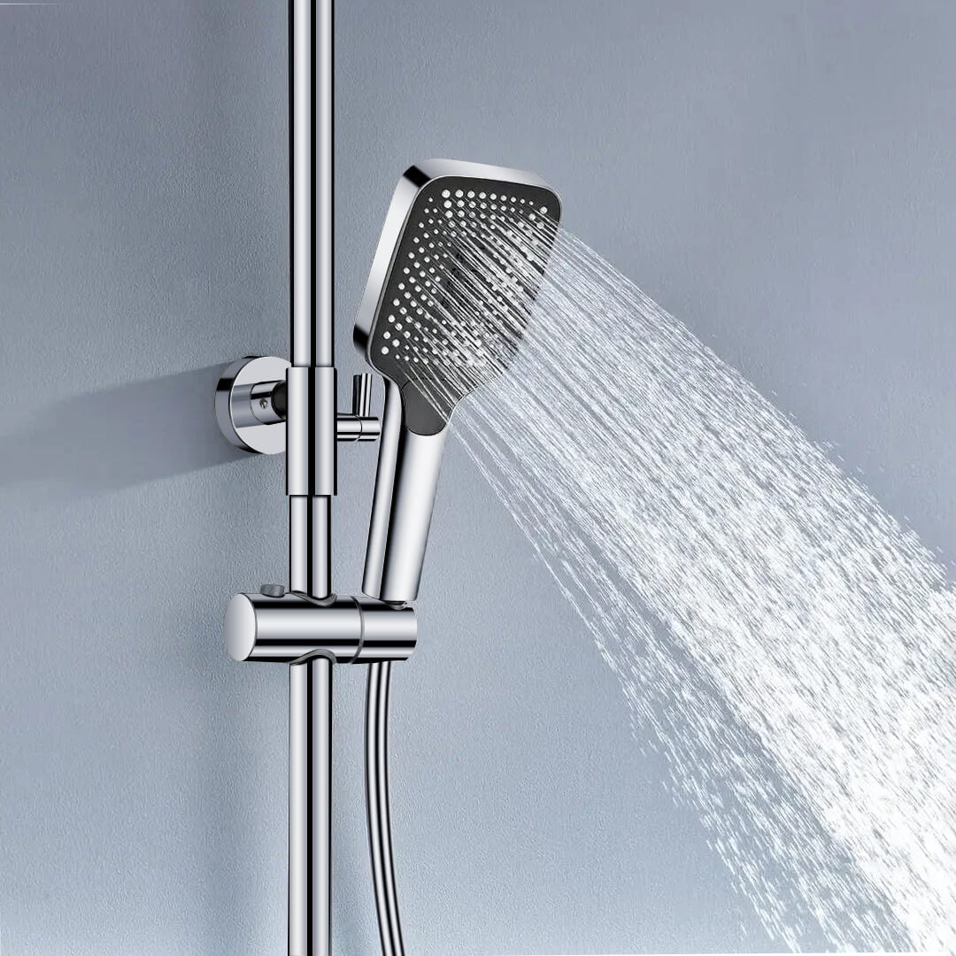 Lefton Thermostatic Shower System with 5 Water Modes and Temperature Display Screen - SST2206 - Shower Systems - Lefton Home