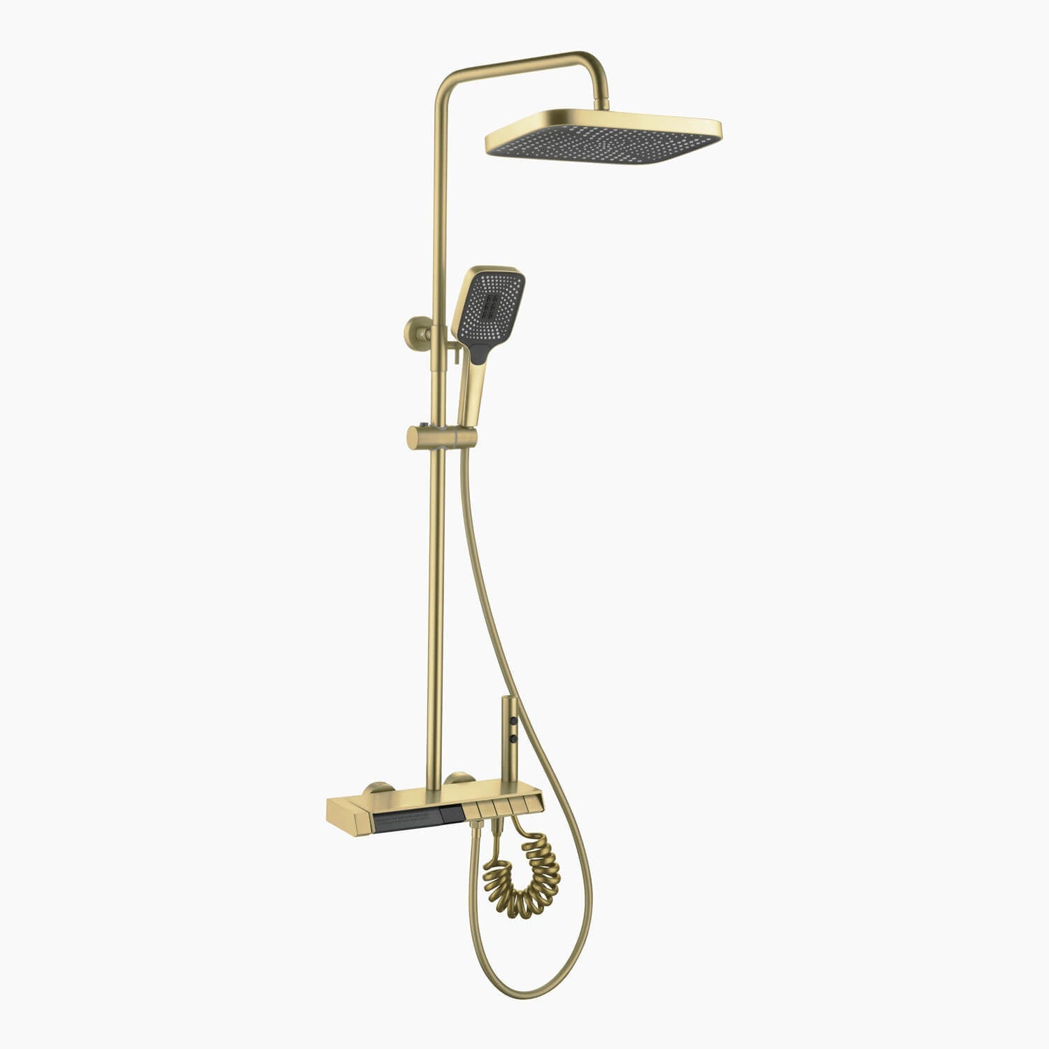 Lefton Thermostatic Shower System with 5 Water Modes and Temperature Display Screen - SST2206 - Shower Systems - Lefton Home